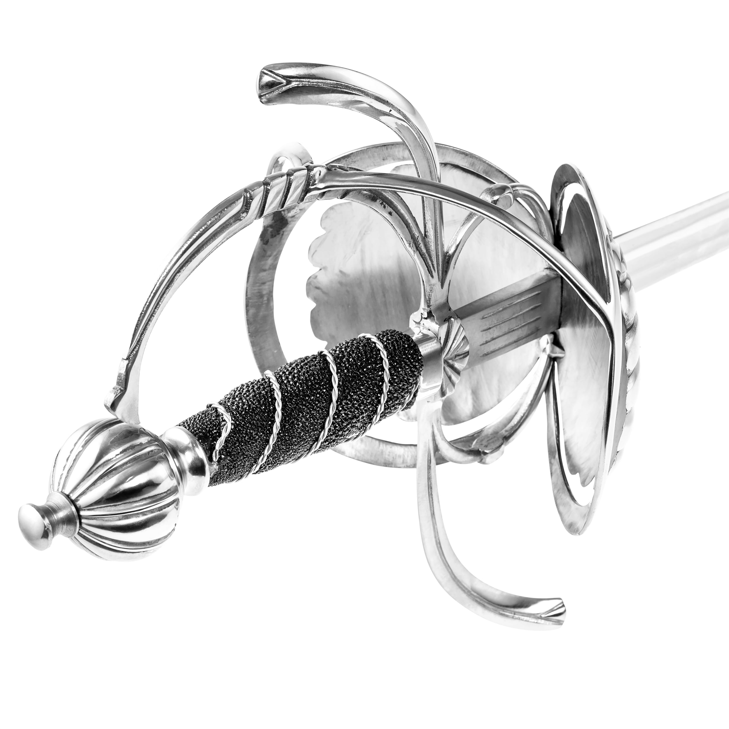 Rapier Cold Steel Ribbed Shell Swept Hilt