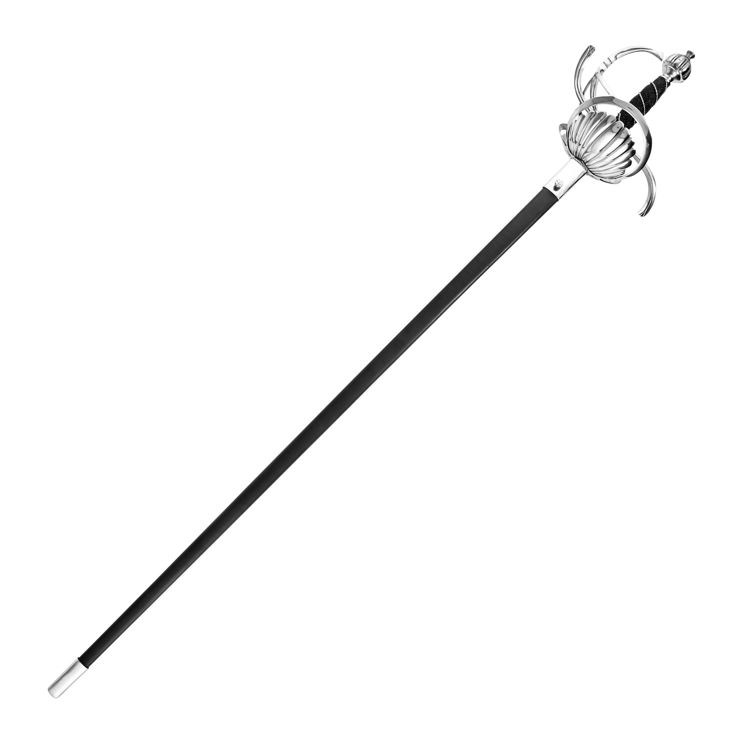 Rapier Cold Steel Ribbed Shell Swept Hilt