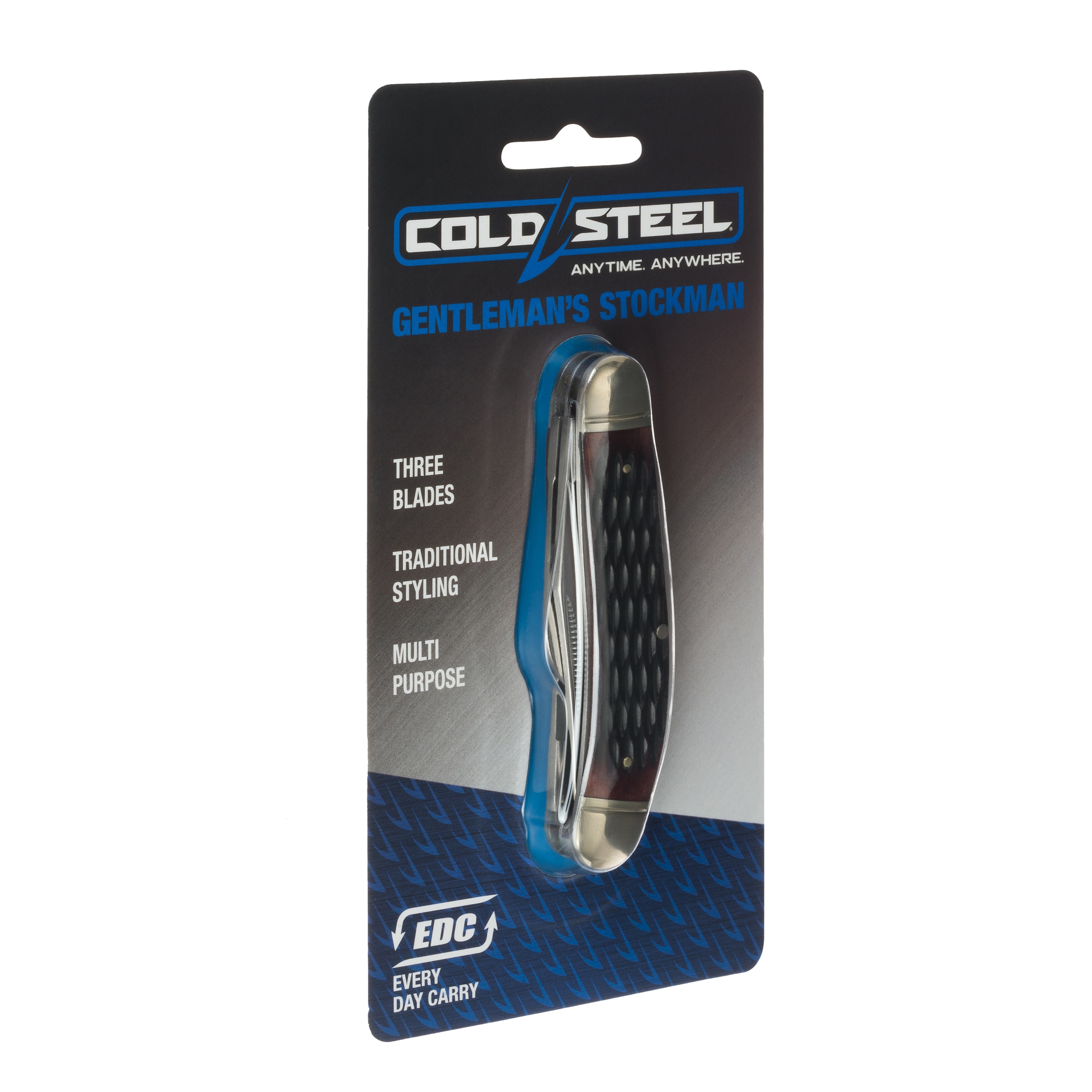 Nóż składany Cold Steel Gentlemen's Stockman 8Cr13MoV - Jigged Bone