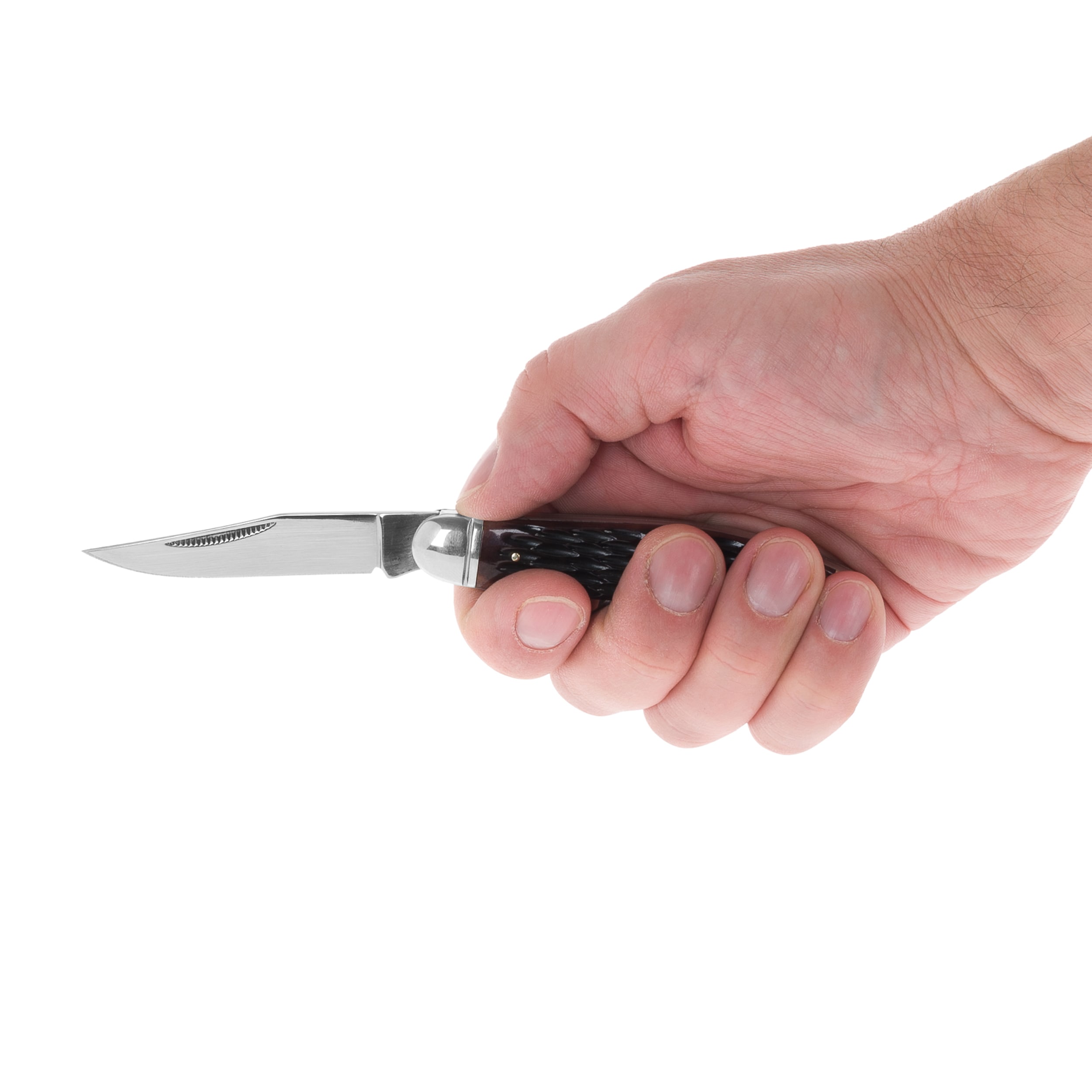 Nóż składany Cold Steel Gentlemen's Stockman 8Cr13MoV - Jigged Bone