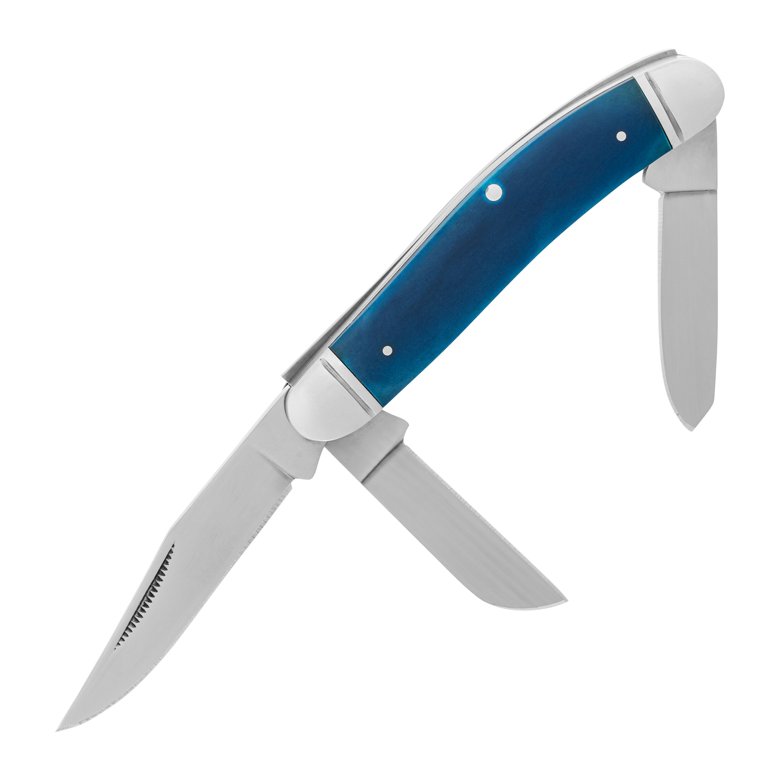 Складаний ніж Cold Steel Gentlemen's Stockman 8Cr13MoV - Blue Bone