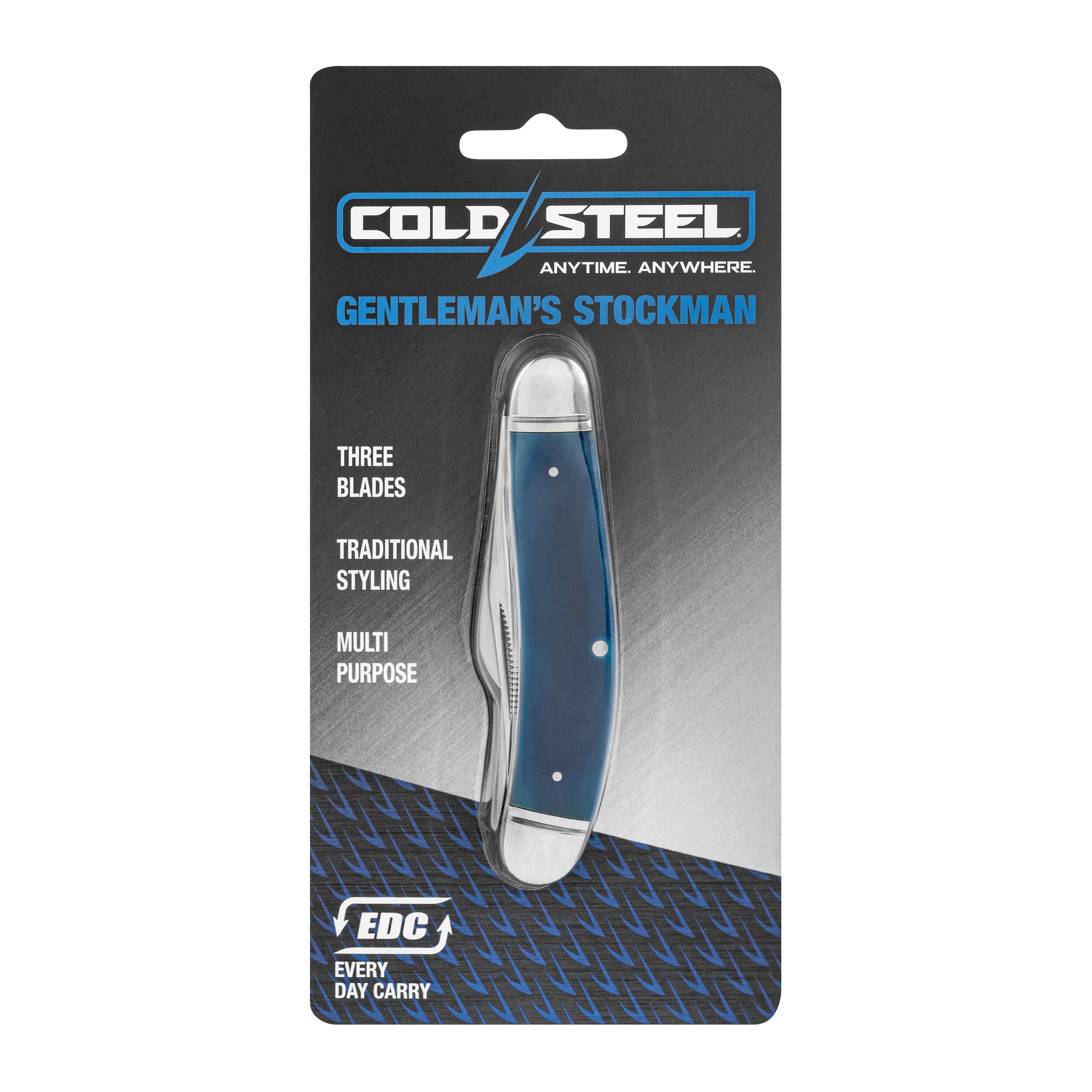 Складаний ніж Cold Steel Gentlemen's Stockman 8Cr13MoV - Blue Bone