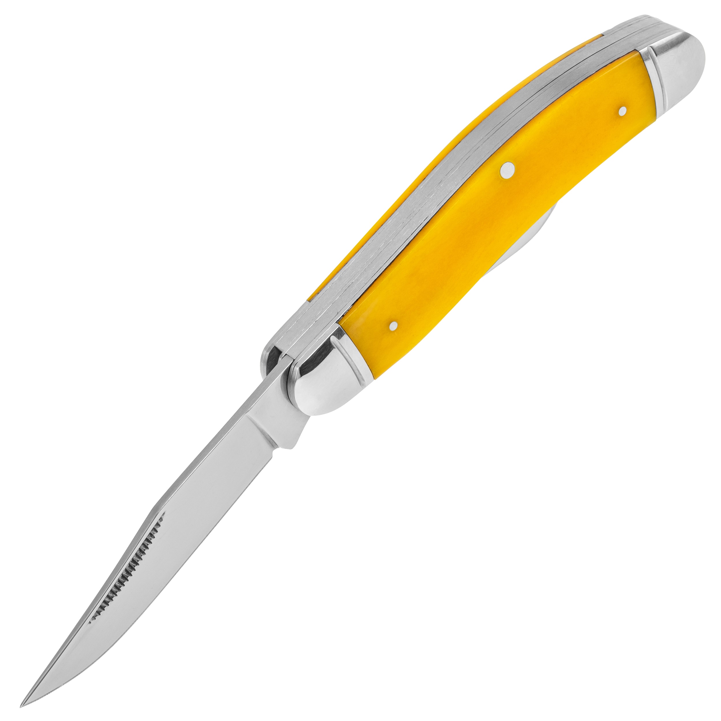 Nóż składany Cold Steel Gentlemen's Stockman 8Cr13MoV - Yellow Bone