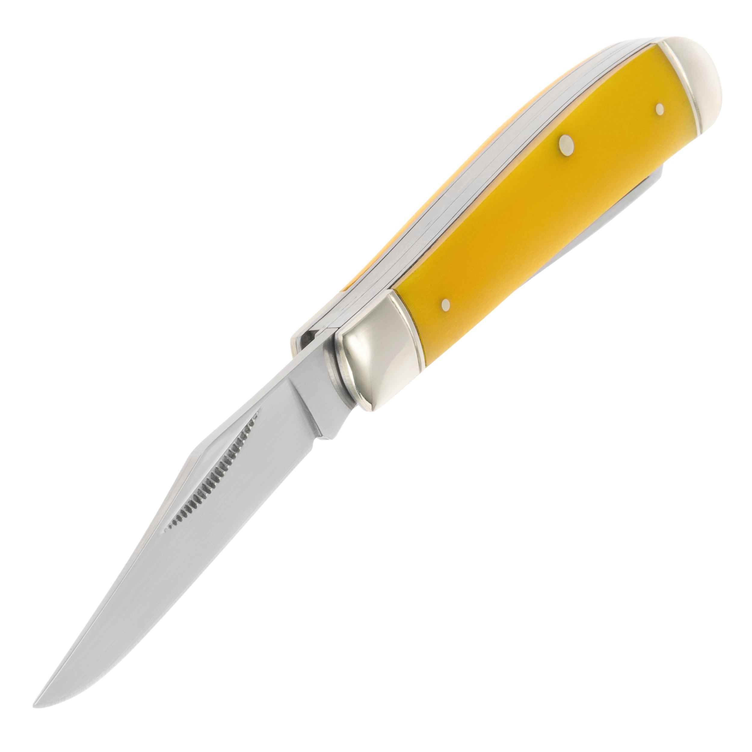 Nóż składany Cold Steel Mini Trapper 8Cr13MoV - Yellow Bone