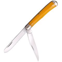 Nóż składany Cold Steel Trapper 8Cr13MoV - Yellow Bone