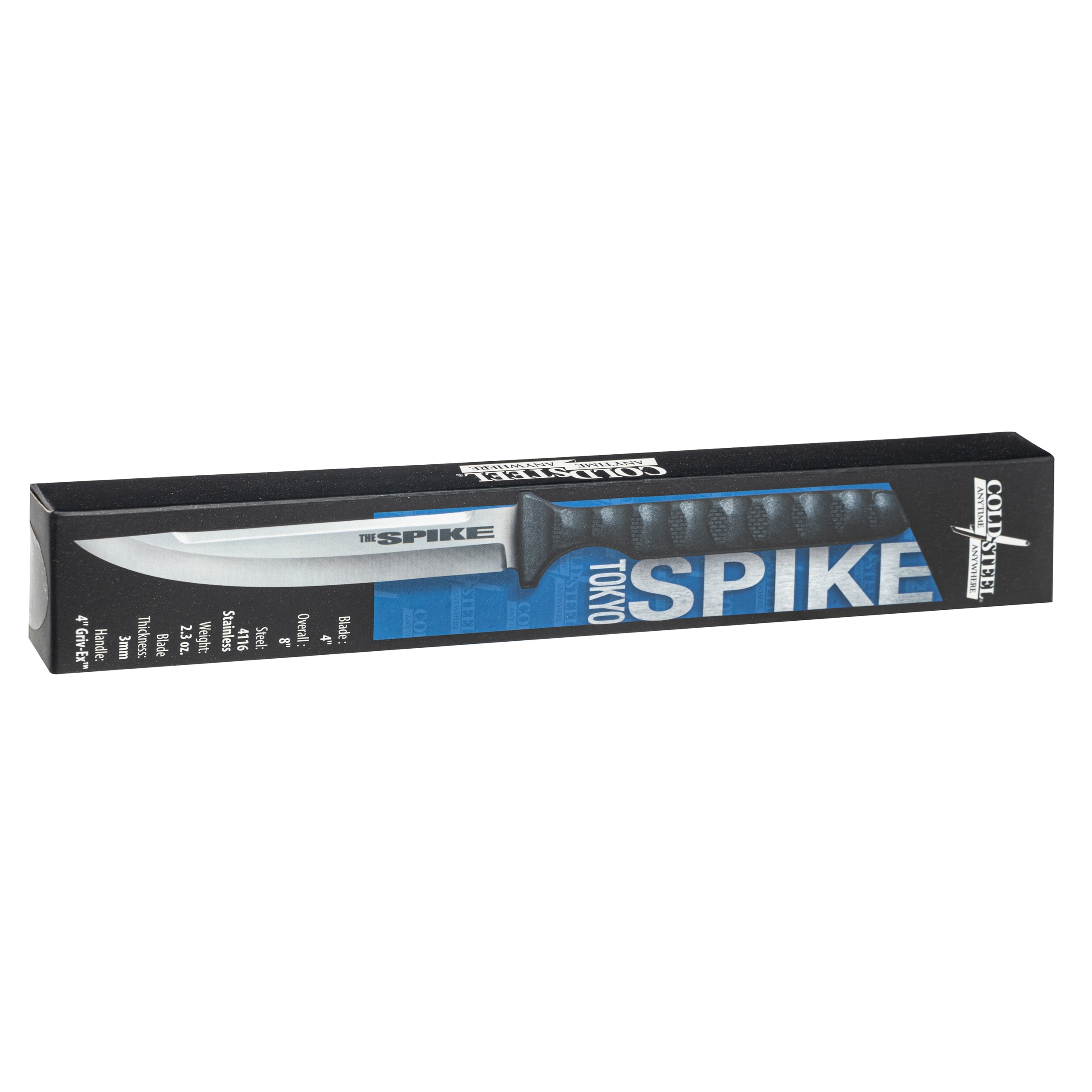 Cold Steel Tokyo Spike 4116 Fixed Blade Knife - Black