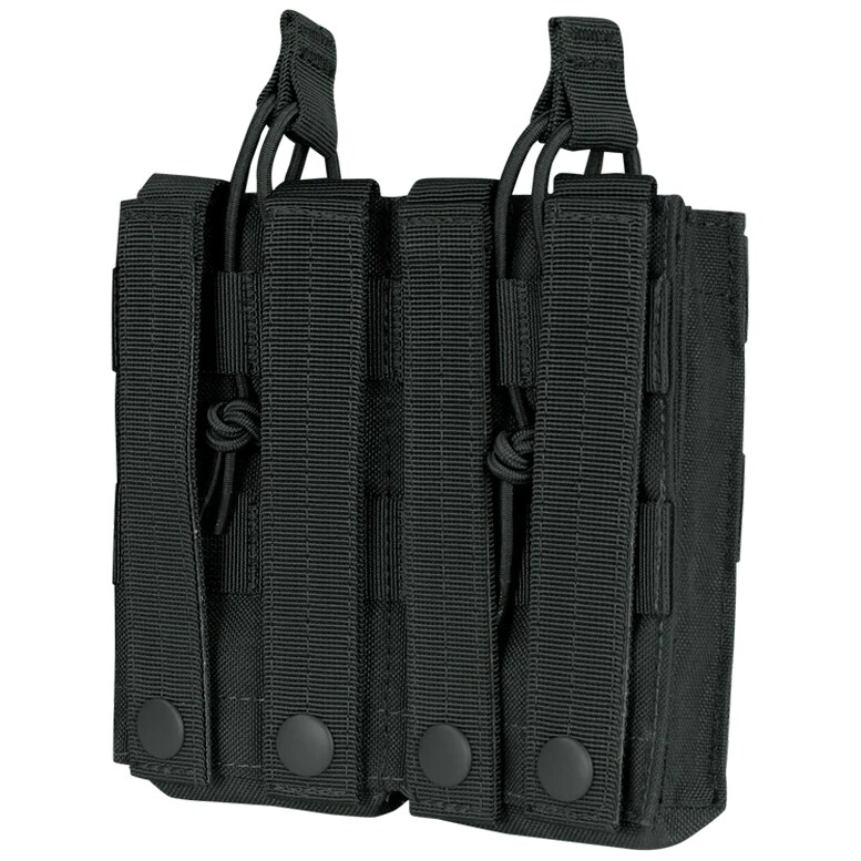 Podwójna ładownica Condor Double M4/M16 Open Top Mag Pouch Black