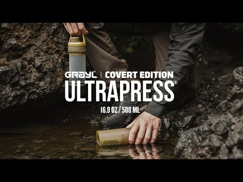 Пляшка з фільтром Grayl UltraPress 500 мл - Coyote Brown