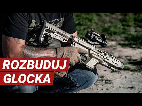 Konwersja ReCover Tactical P-IX AR Stock + Buffer Tube do pistoletów Glock - Black