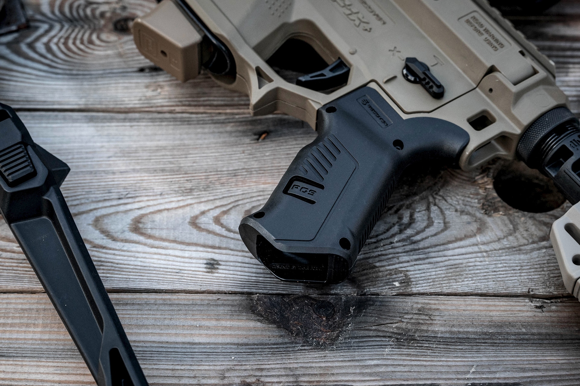 Konwersja ReCover Tactical P-IX AR Stock + Buffer Tube do pistoletów Glock - Tan