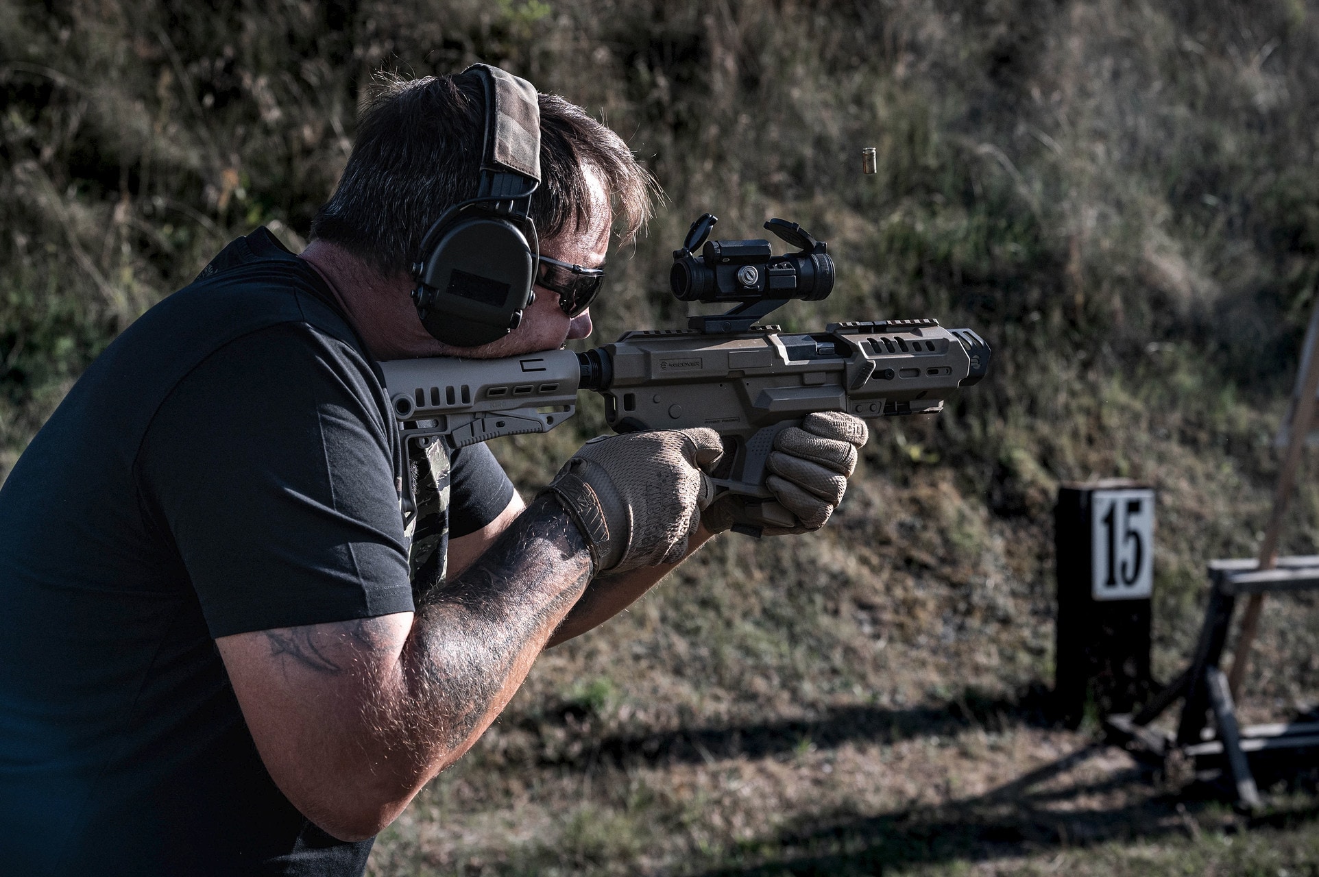Konwersja ReCover Tactical P-IX AR Stock + Buffer Tube do pistoletów Glock - Tan