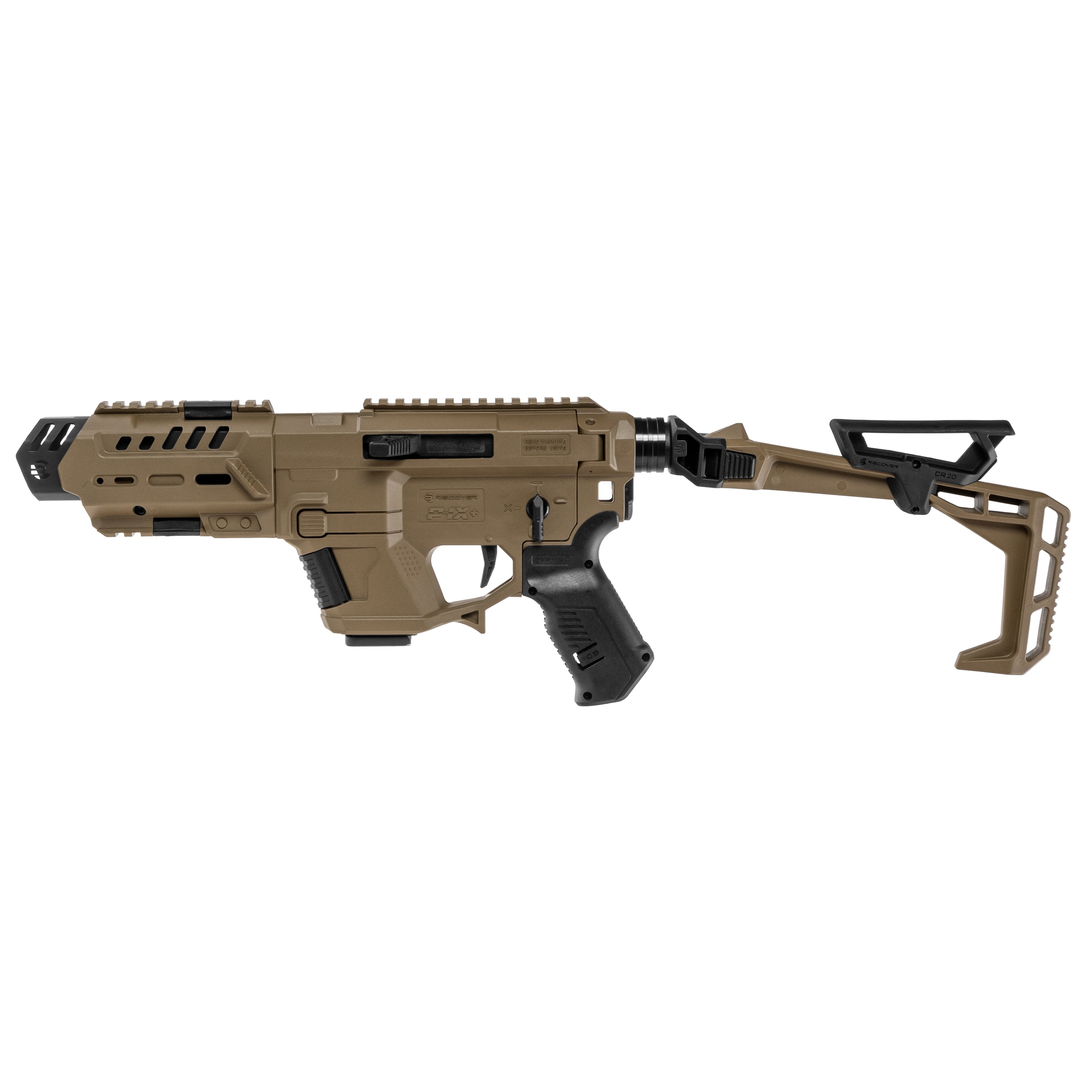 Konwersja ReCover Tactical P-IX FST Folding Stock do pistoletów Glock - Tan