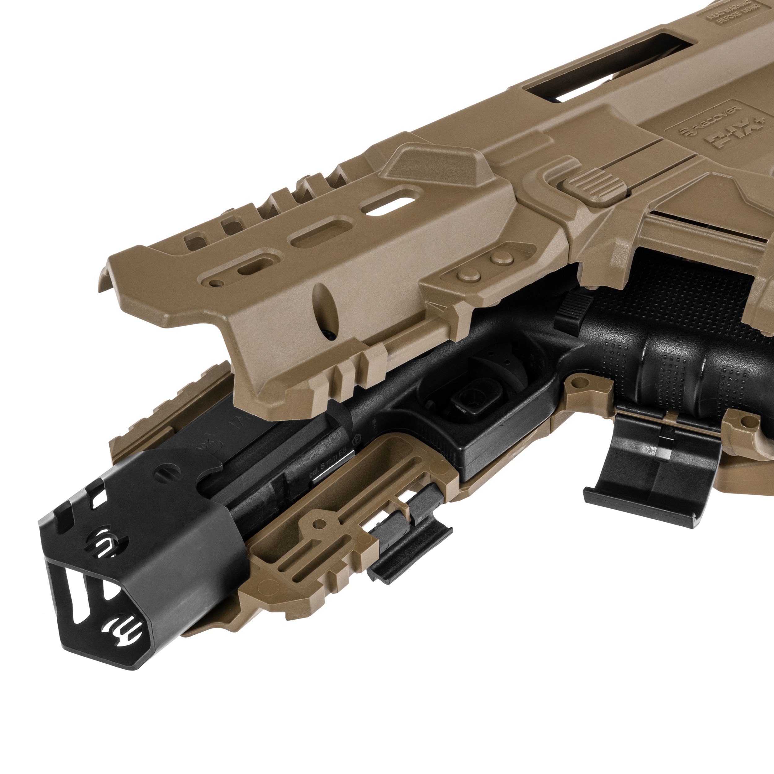 Konwersja ReCover Tactical P-IX FST Folding Stock do pistoletów Glock - Tan