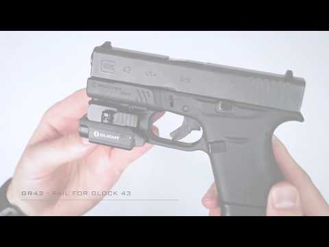 Адаптер рейки Picatinny Recover Tactical GR19L для пістолетів Glock 19/Glock 23 генерації 1-2 - Black