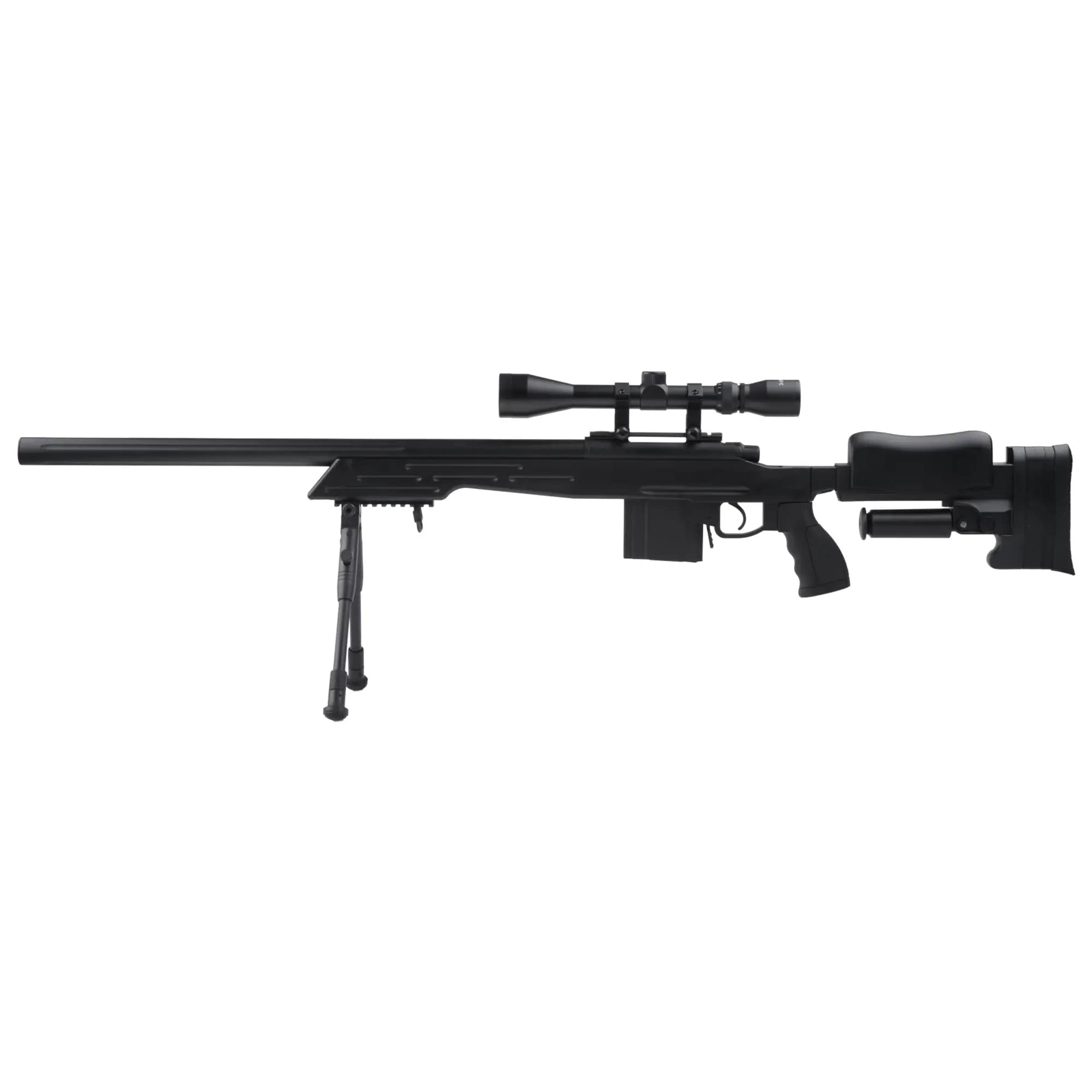 Снайперська гвинтівка ASG Well MB4413D з оптичним прицілом та сошкою