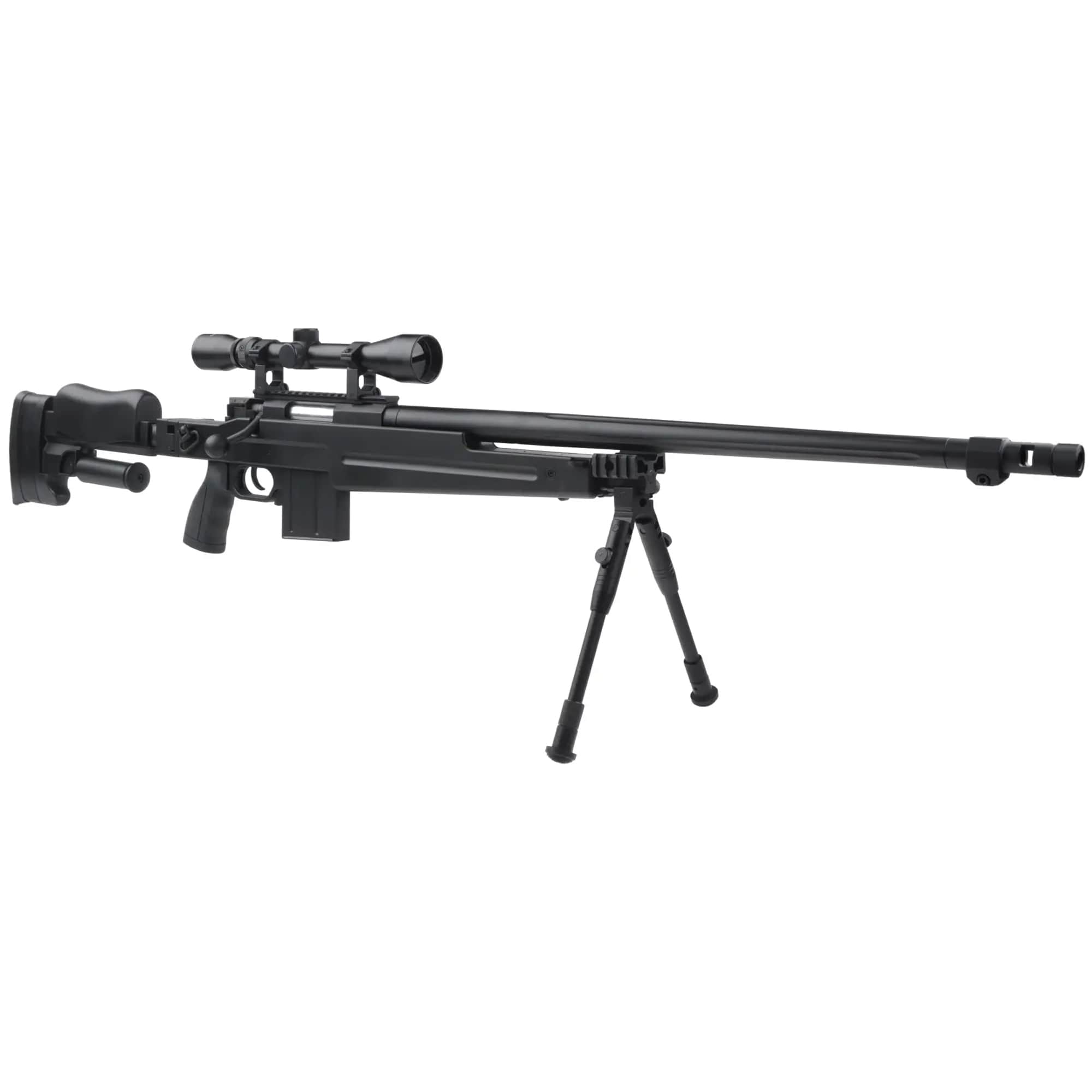 Снайперська гвинтівка ASG Well MB4414D з оптичним прицілом та сошкою
