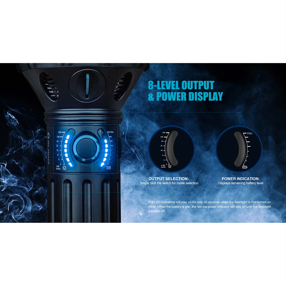 Latarka akumulatorowa Olight X9R Marauder - 25000 lumenów