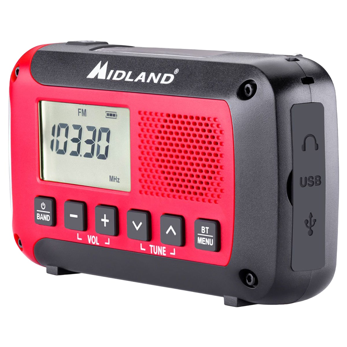 Аварійне радіо Midland ER250 AM/FM/BT