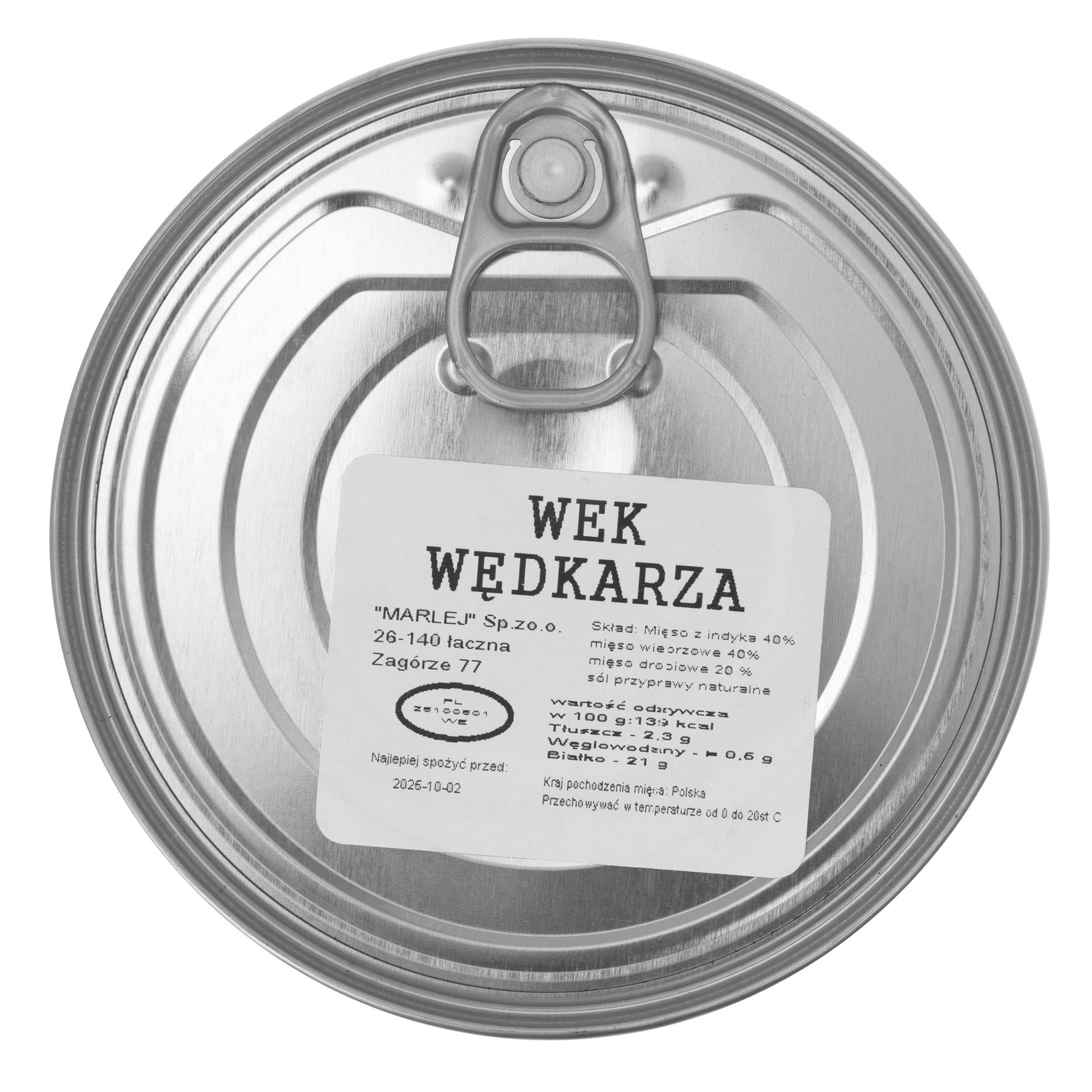 Консервовані продукти Marlej Wek Wędkarza - зі свинини та м'яса птиці 300 г