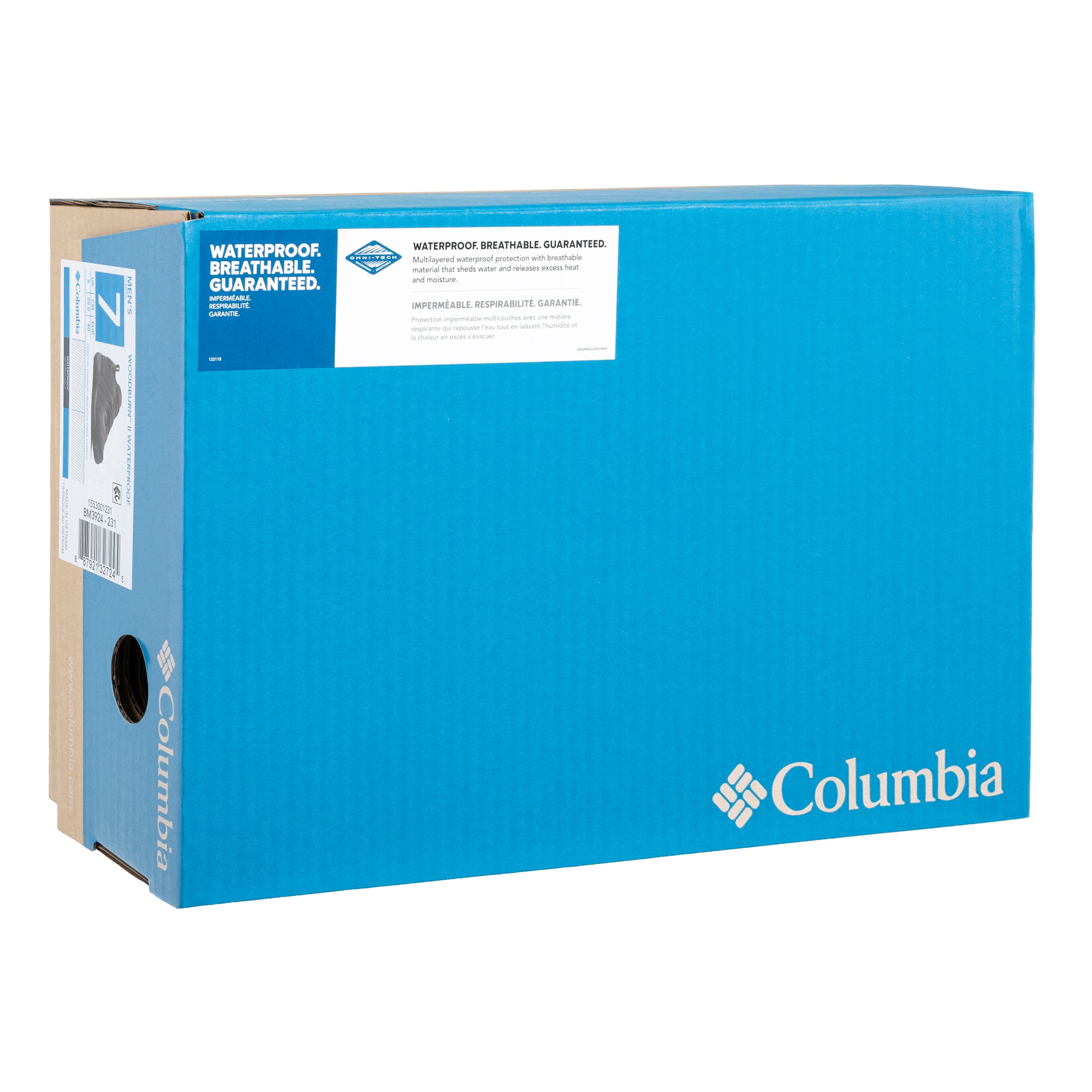 Buty Columbia Woodburn II Low Waterproof - Cordovan/Cinnamon