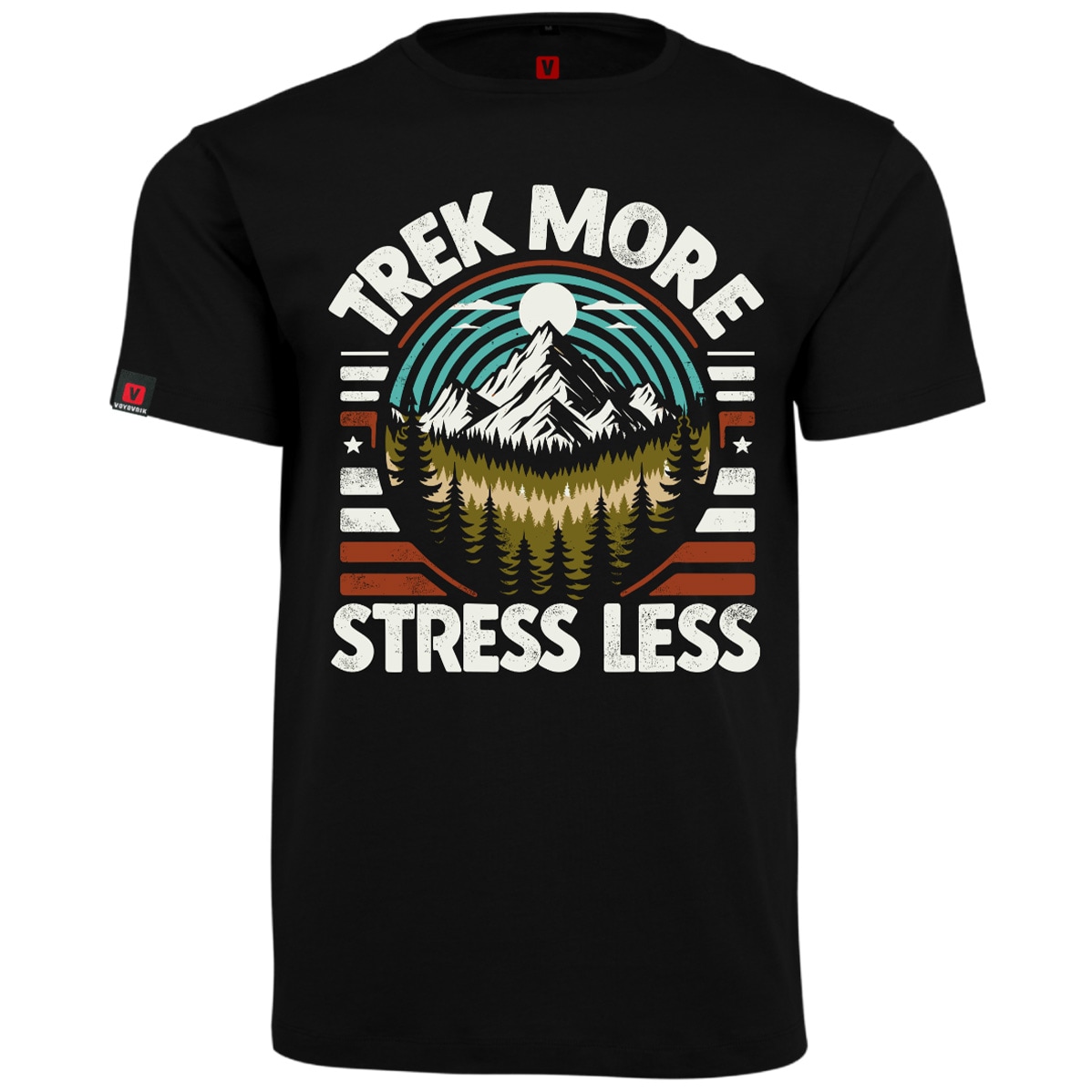 Футболка T-shirt Voyovnik Trek More - Чорна