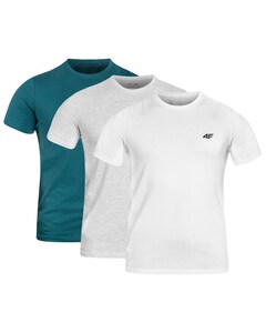 Футболка T-shirt 4F M1154 Білий/Сірий/Морський - 3 шт. Футболка T-shirt 4F M1154 Білий/Сірий/Морський - 3 шт.
