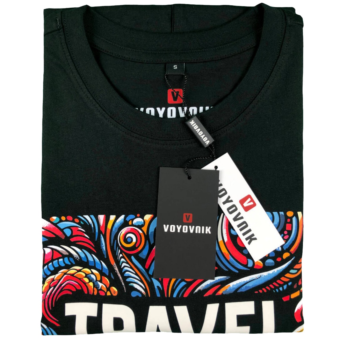 Футболка T-shirt Voyovnik Travel & Explore - Чорна