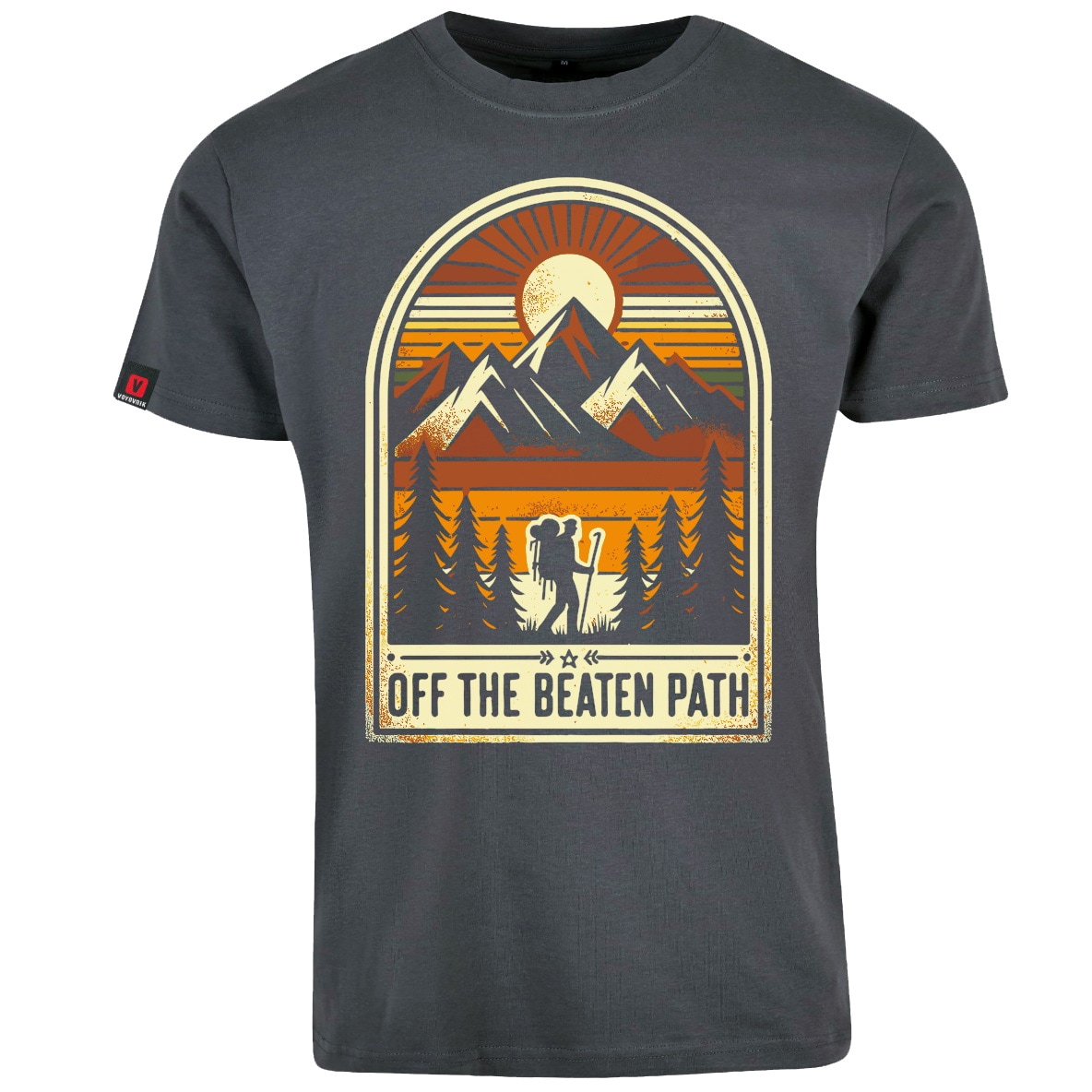 Футболка T-shirt Voyovnik Off The Beaten Path - Сірий