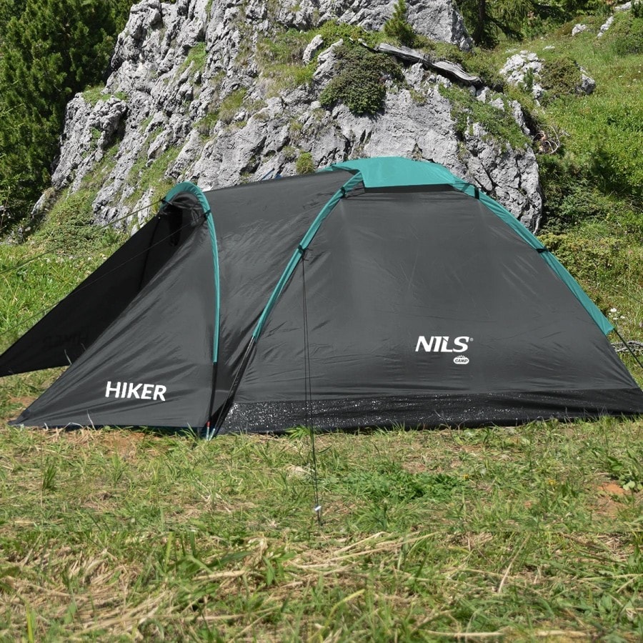 Намет 2-місний Nils Camp Hiker NC6010 - Сірий