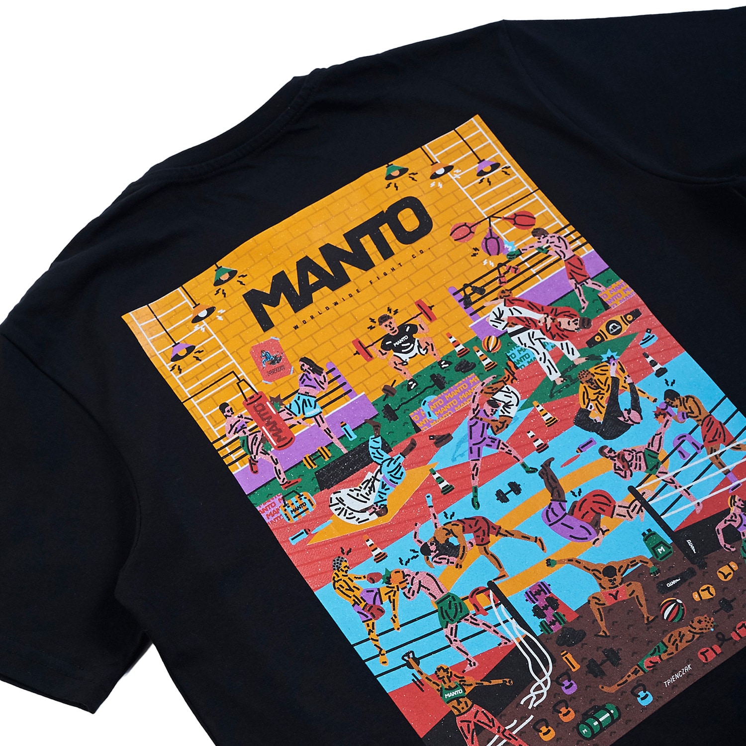 Koszulka T-shirt Manto Gym 2.0 - Black