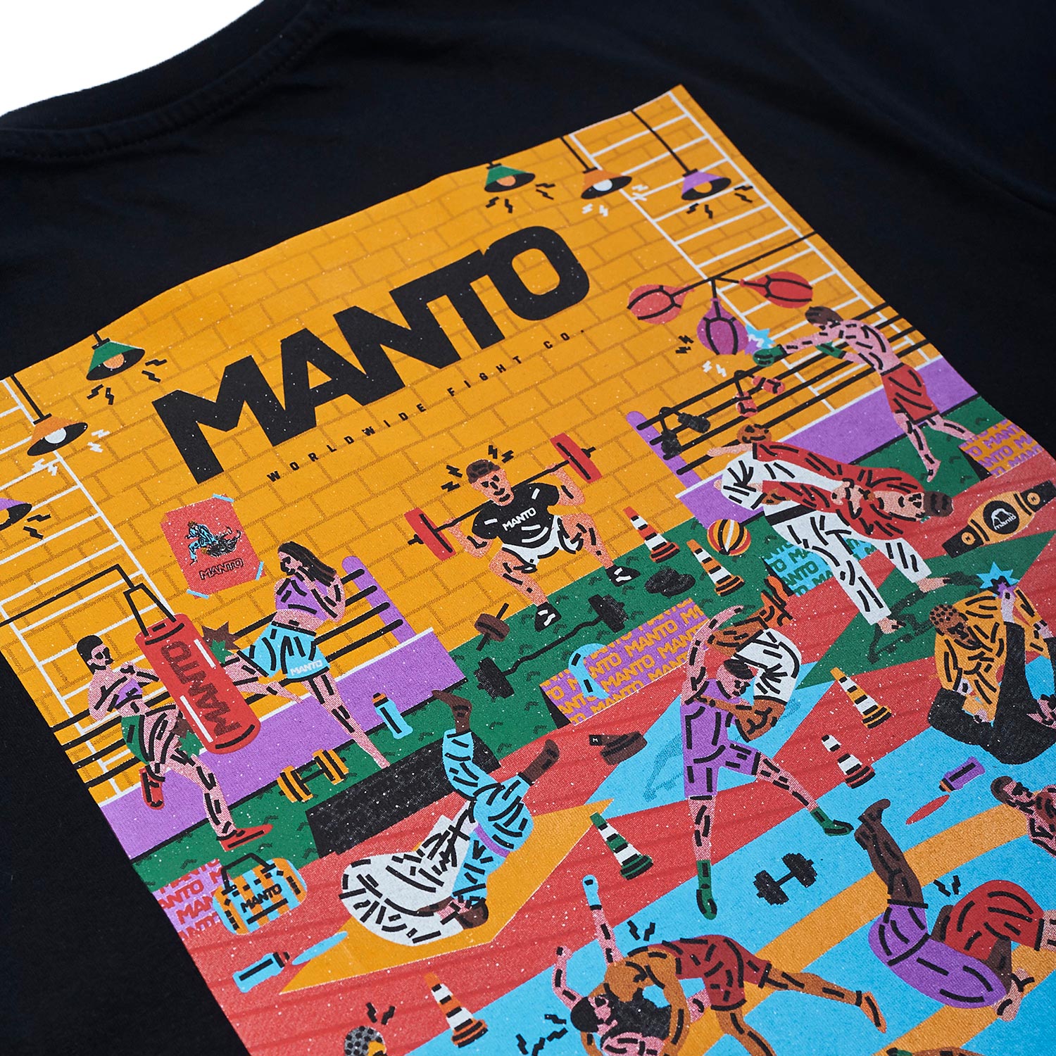Koszulka T-shirt Manto Gym 2.0 - Black