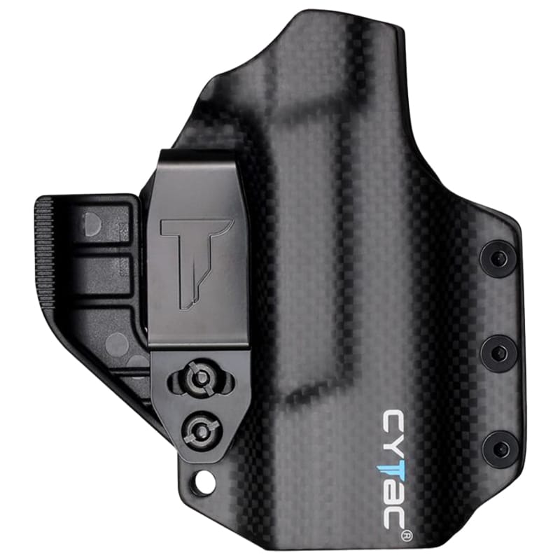 Внутрішня кобура з кліпсою Cytac Carbon Fiber IWB для пістолетів Glock 19 - Black