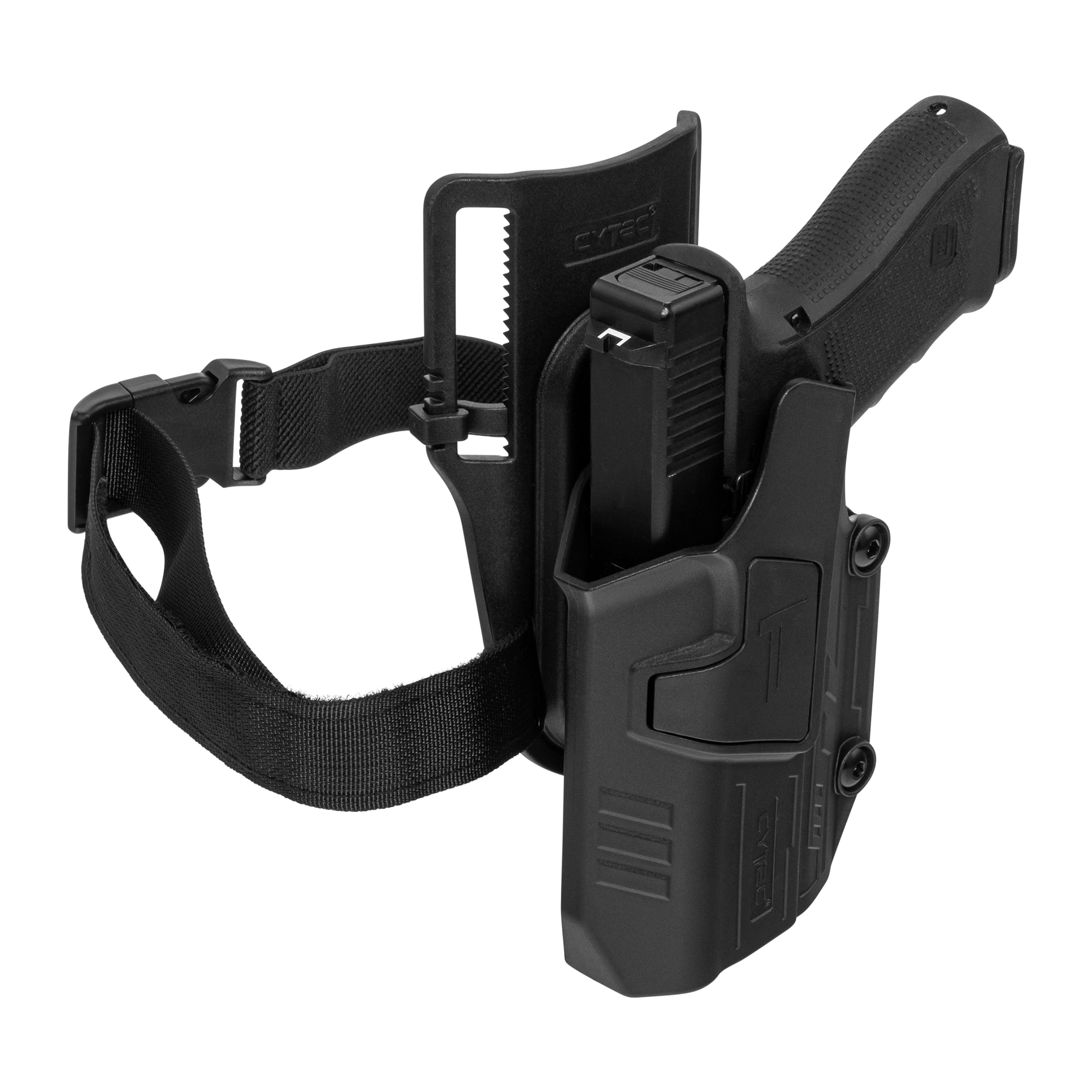 Kabura Cytac Mega-Fit Full Size Light Low Ride Belt Loop - Black