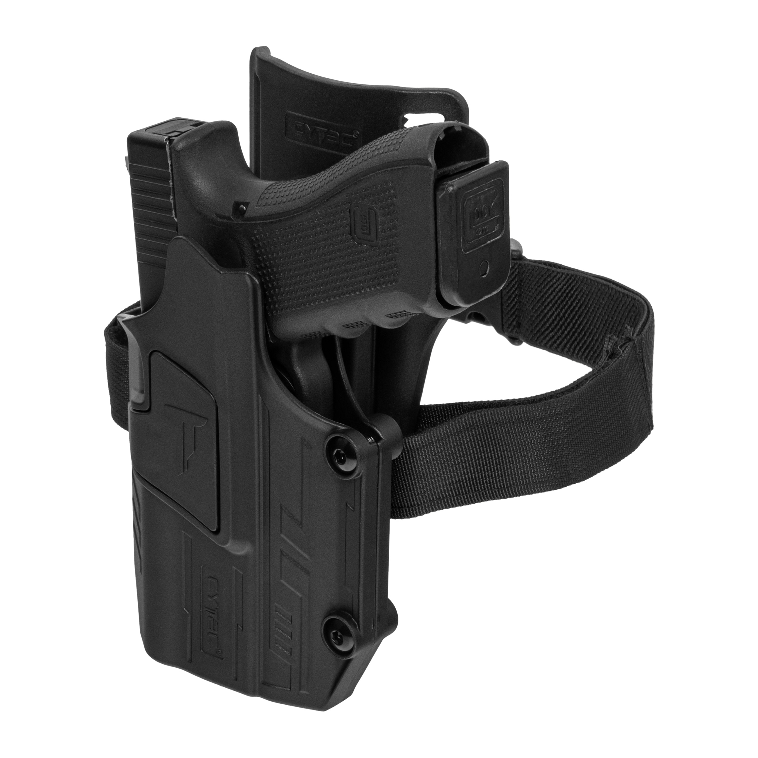 Kabura Cytac Mega-Fit Full Size Light Low Ride Belt Loop - Black