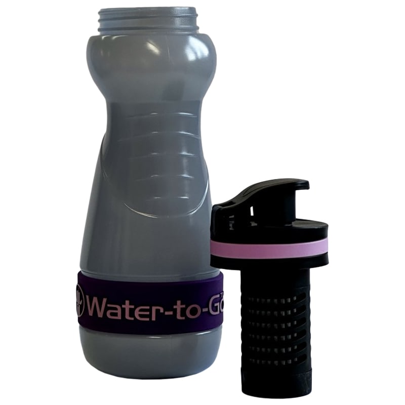 Butelka z filtrem Water-to-Go Sugarcane 550 ml - Acai Purple