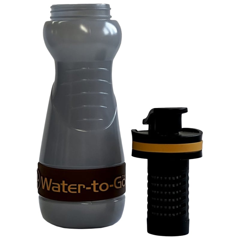 Пляшка з фільтром Water-to-Go Sugarcane 550 мл - Carob Brown