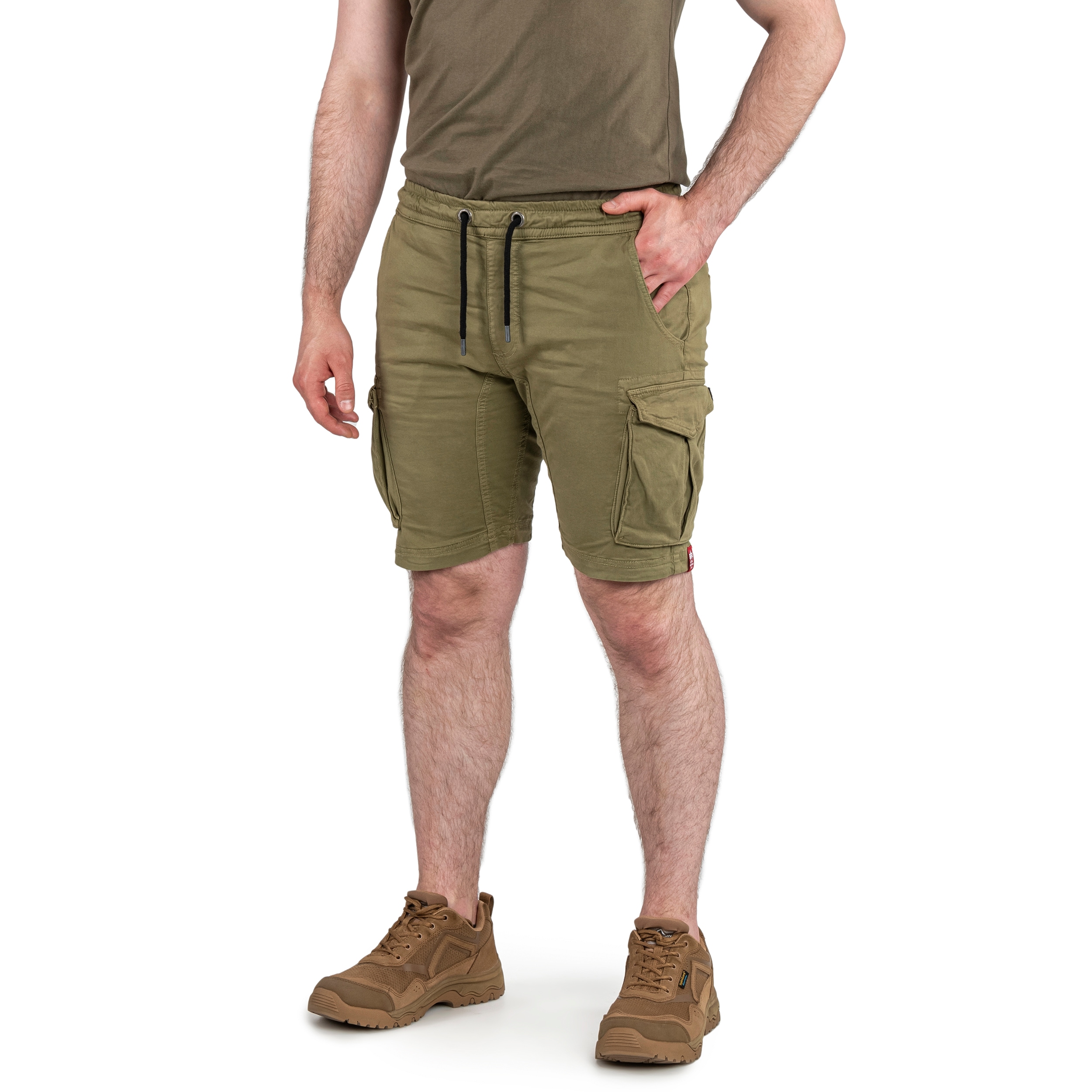 Szorty Alpha Industries Cotton Twill Jogger - Olive