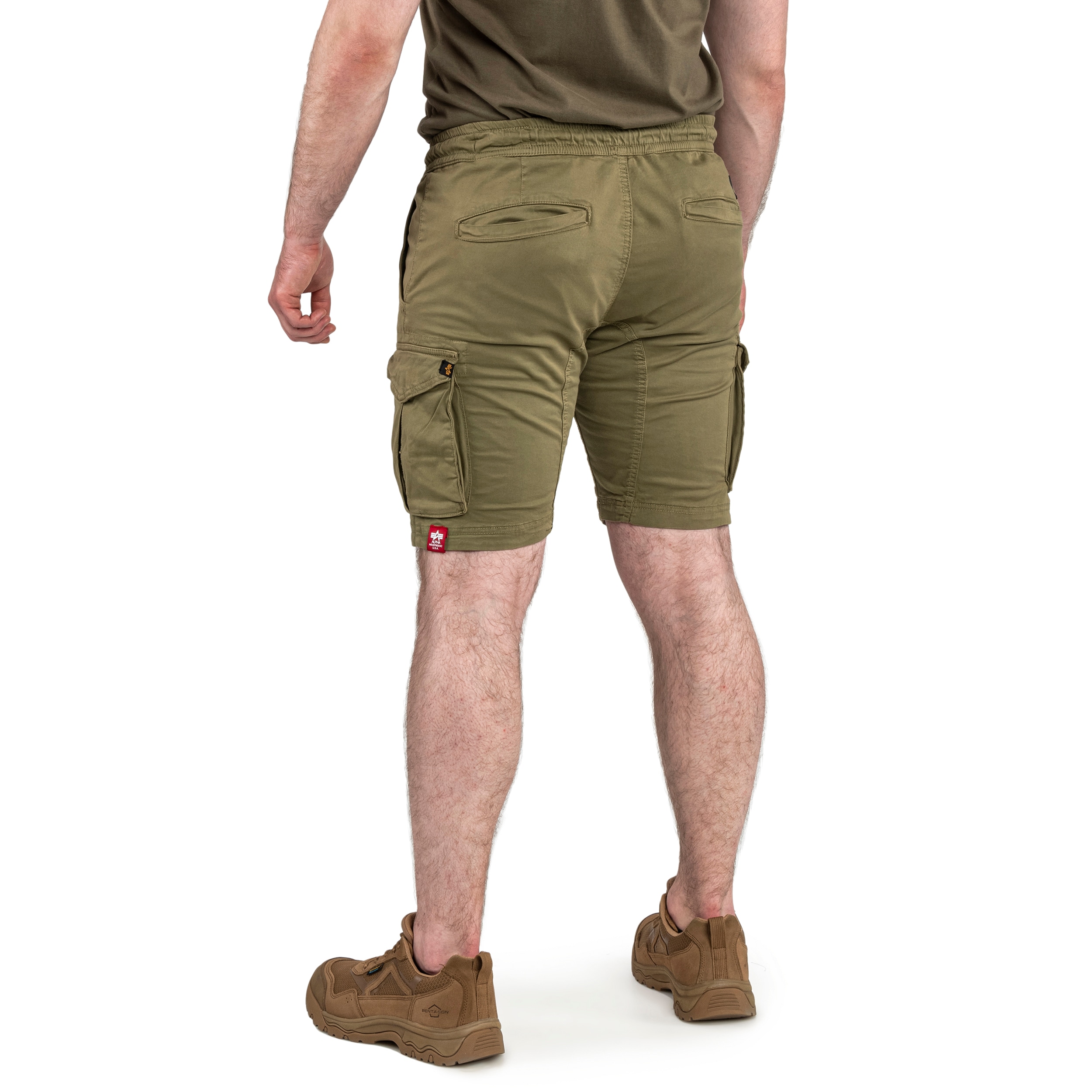 Szorty Alpha Industries Cotton Twill Jogger - Olive