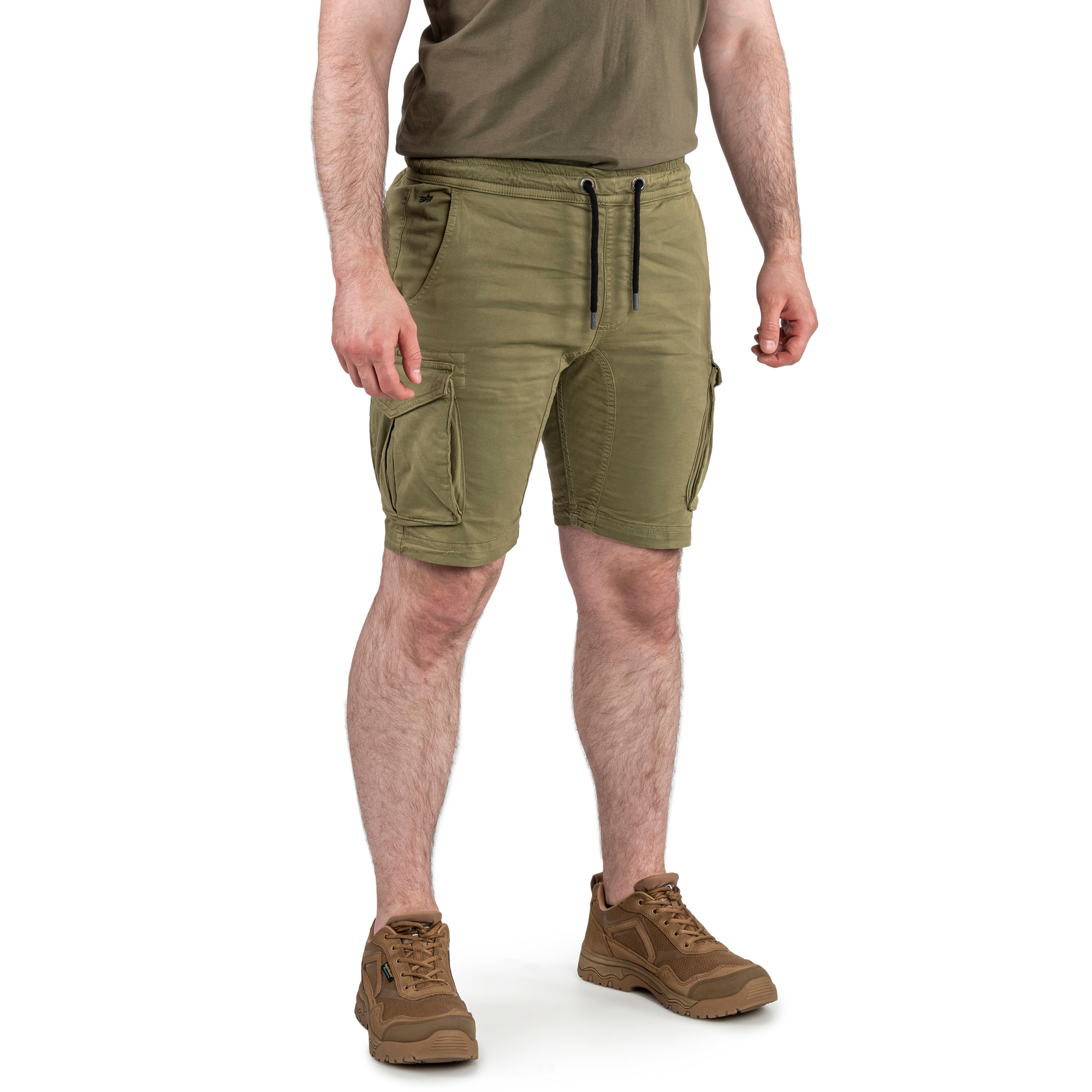 Szorty Alpha Industries Cotton Twill Jogger - Olive