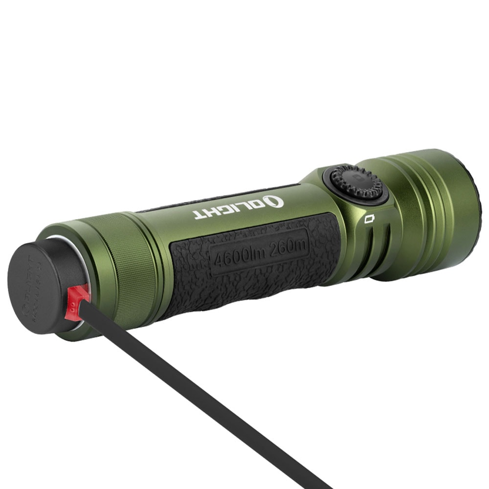 Latarka taktyczno-poszukiwawcza Olight Seeker 4 Pro Cool White OD Green - 4600 lumenów