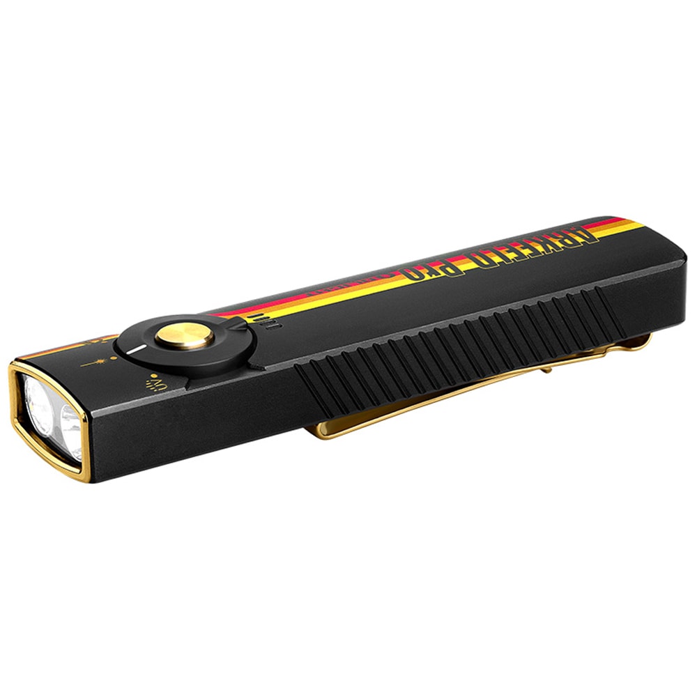 Ліхтарик з лазерним покажчиком Olight Arkfeld Pro UV Cool White Racing Stripes - 1300 люменів