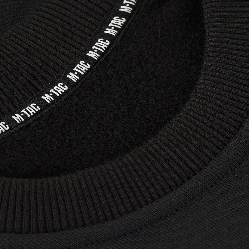 Кофта M-Tac Cotton Sweatshirt Hard - Black