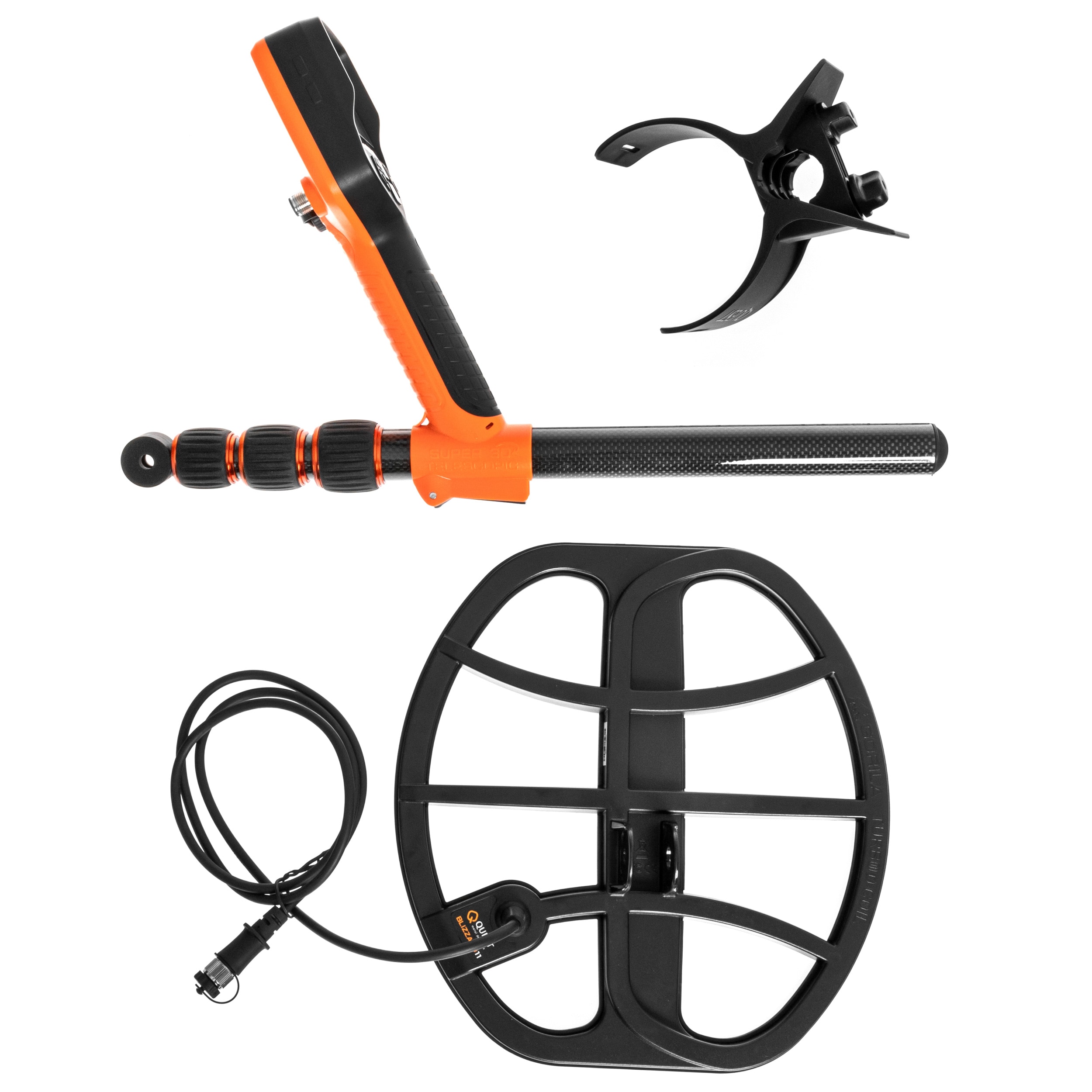 Wykrywacz metali Quest V80 + cewki Blizzard 9/11 + Xpointer Max - zestaw