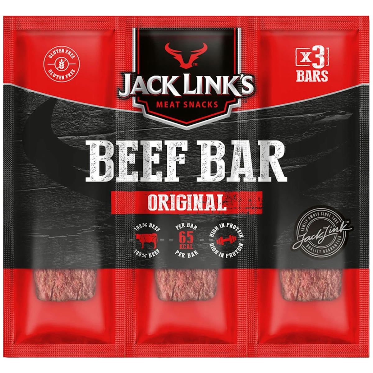 Baton Beef Bar Jack Links Original - 3 szt.