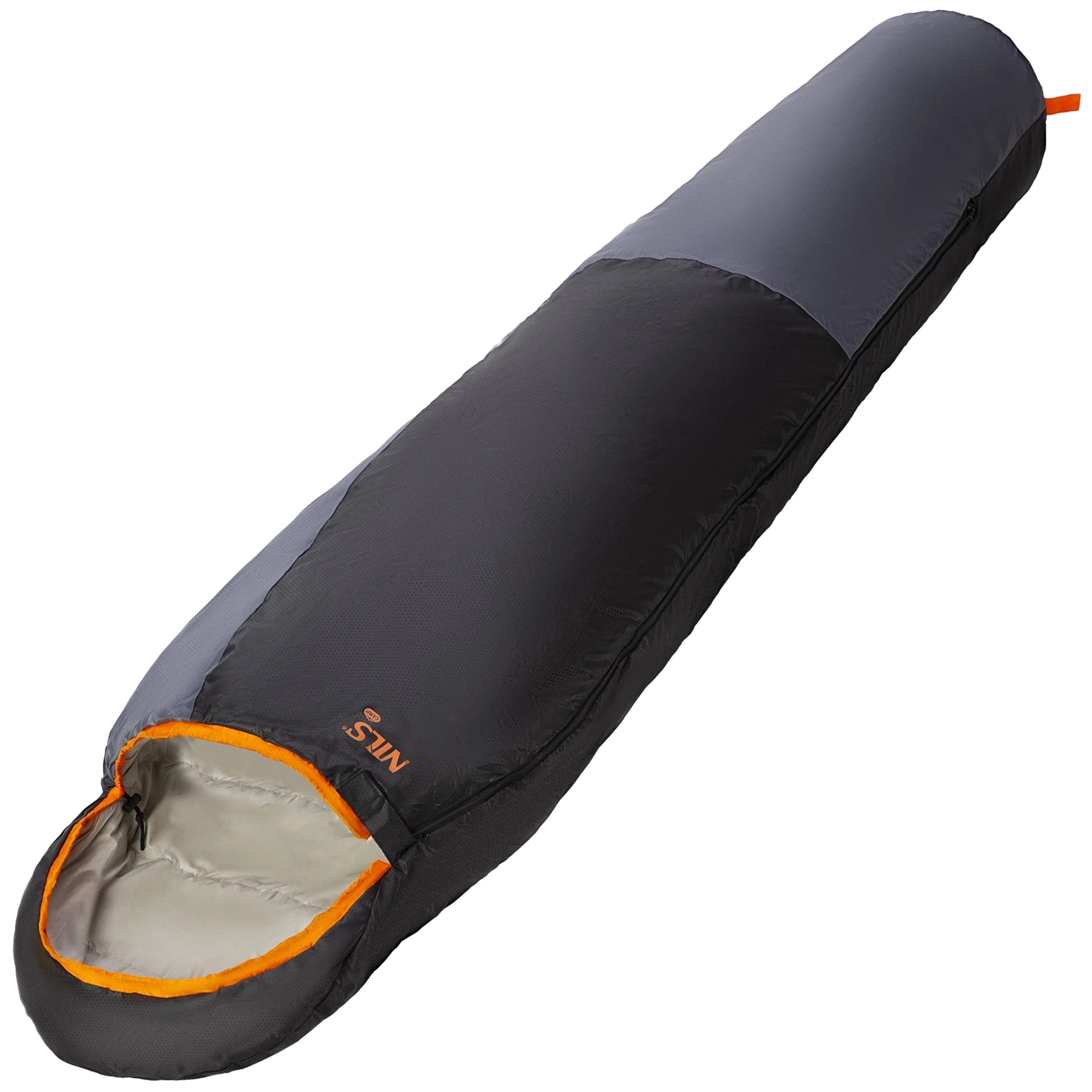 Śpiwór Nils Camp Ultra Light - Szaro-Pomarańczowy