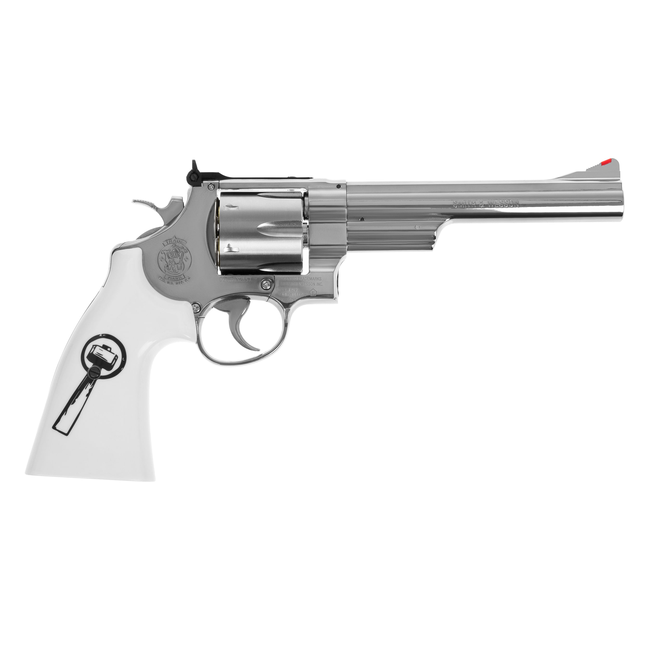 Пневматична гвинтівка - револьвер Smith&Wesson 629 Trust Me 4,5 мм - Ivory