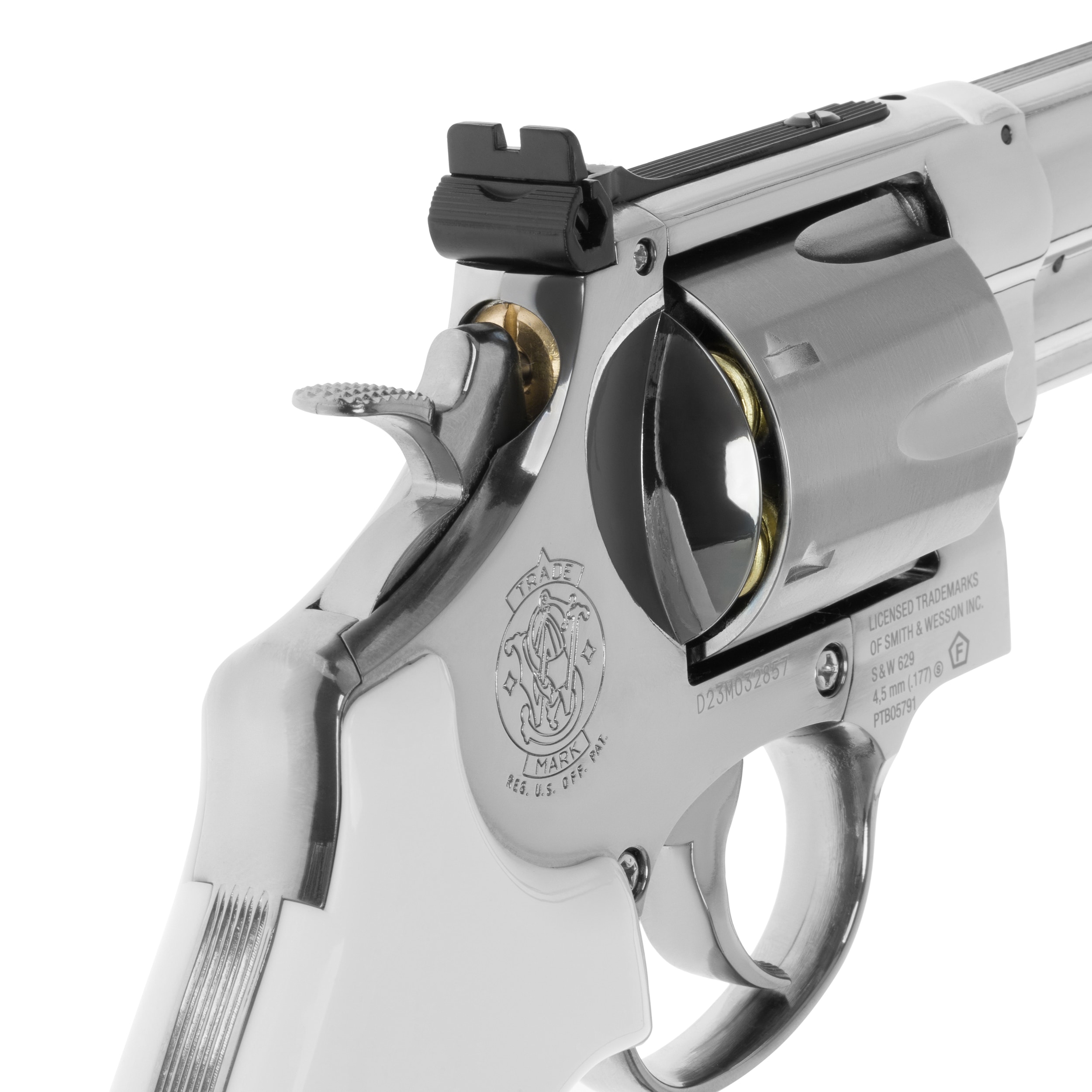 Пневматична гвинтівка - револьвер Smith&Wesson 629 Trust Me 4,5 мм - Ivory
