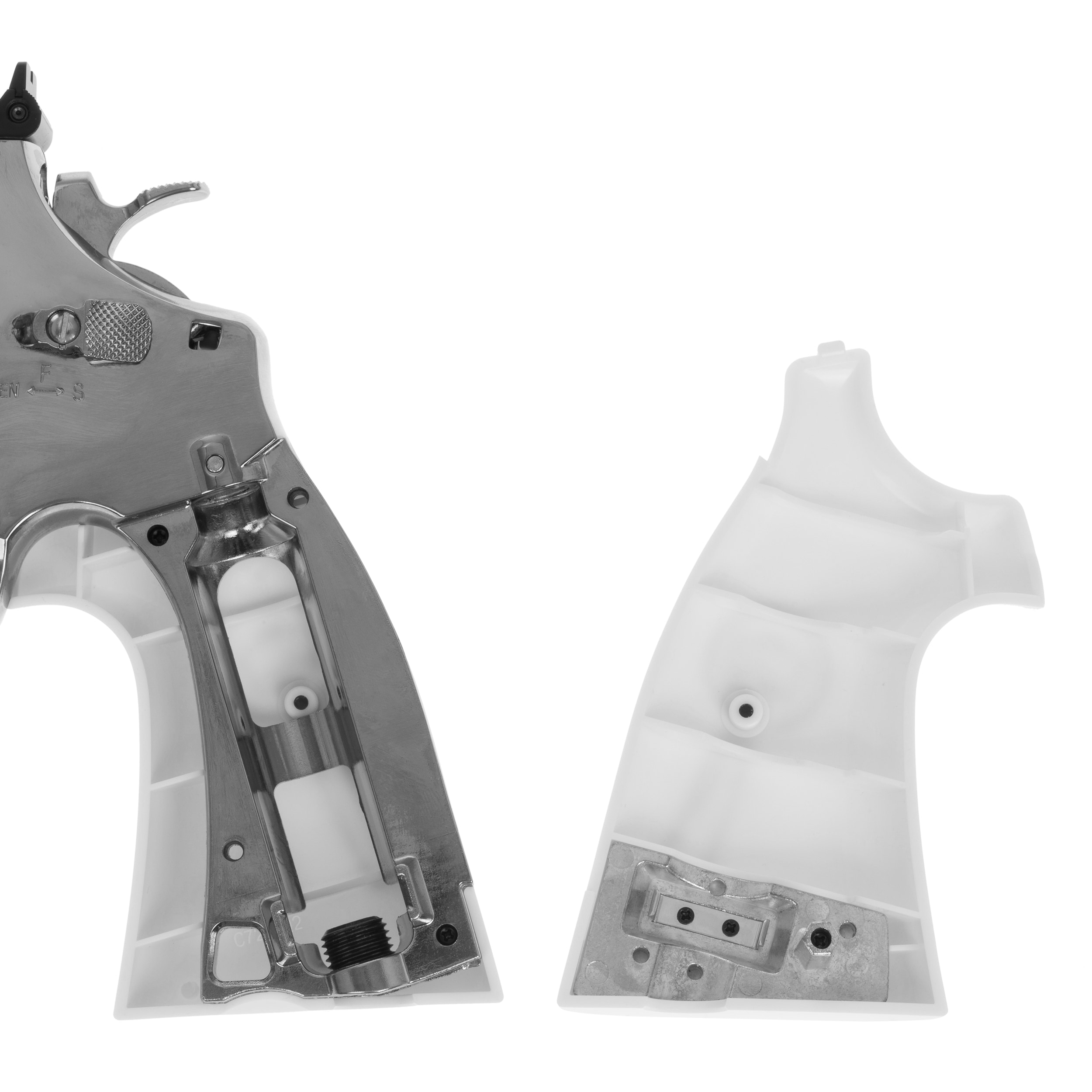 Пневматична гвинтівка - револьвер Smith&Wesson 629 Trust Me 4,5 мм - Ivory