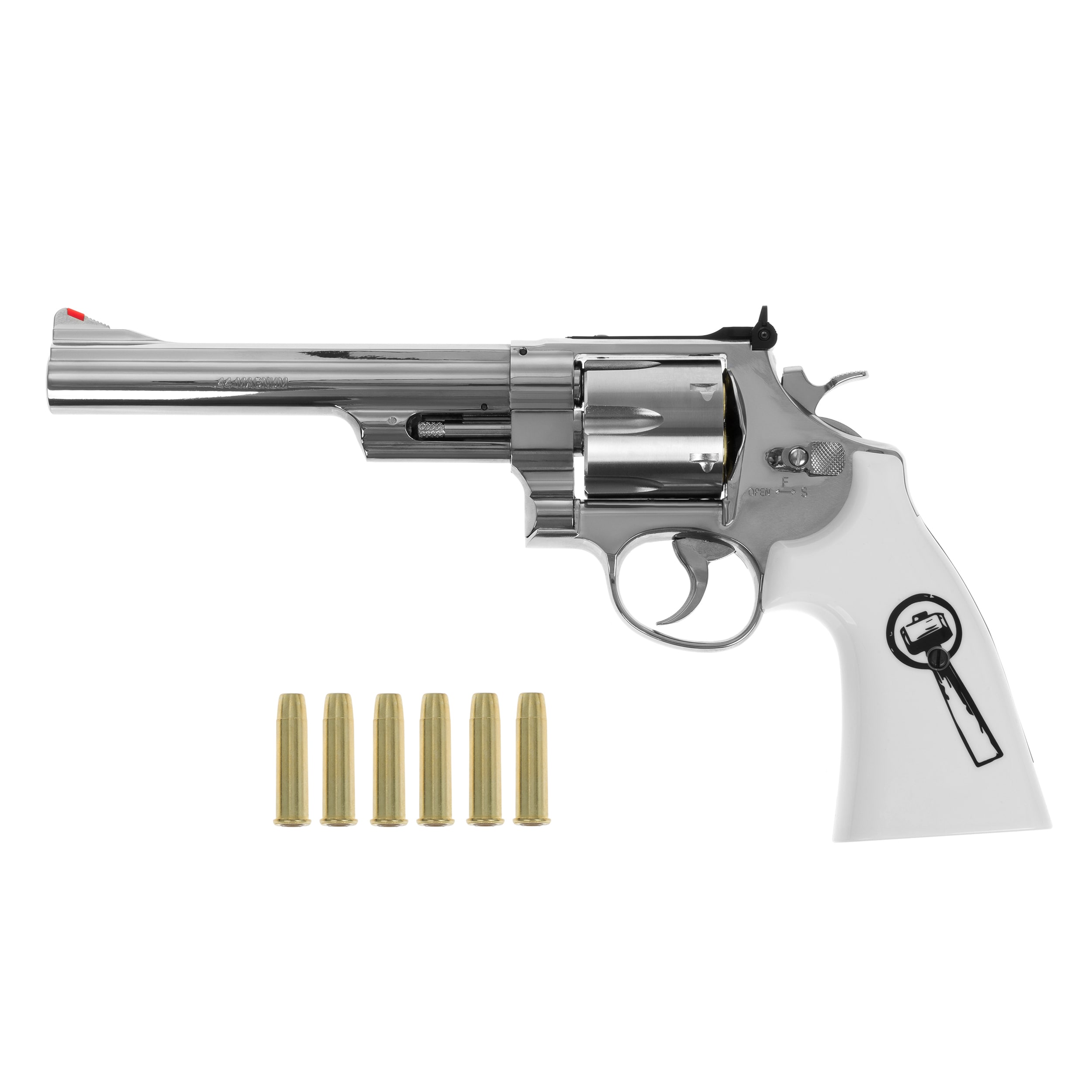 Пневматична гвинтівка - револьвер Smith&Wesson 629 Trust Me 4,5 мм - Ivory