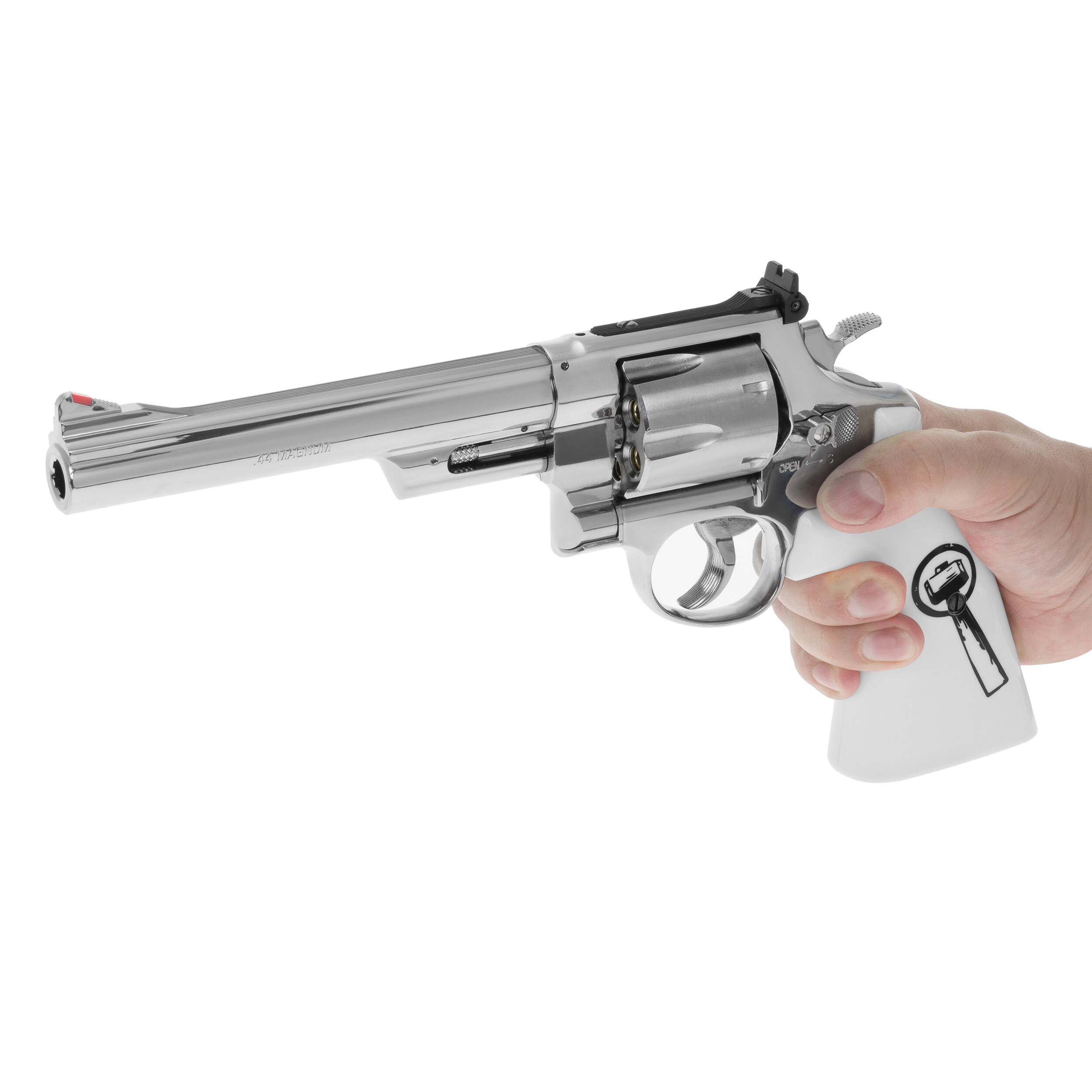 Пневматична гвинтівка - револьвер Smith&Wesson 629 Trust Me 4,5 мм - Ivory